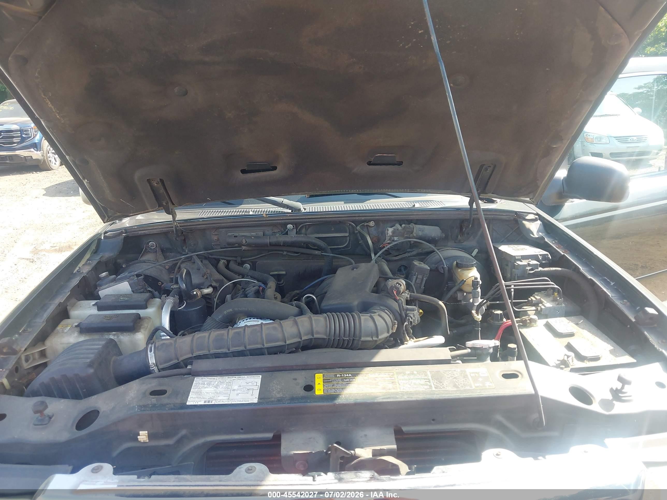 2004 Ford Ranger Edge/tremor/xlt Green vin: 1FTYR44U64PB05894