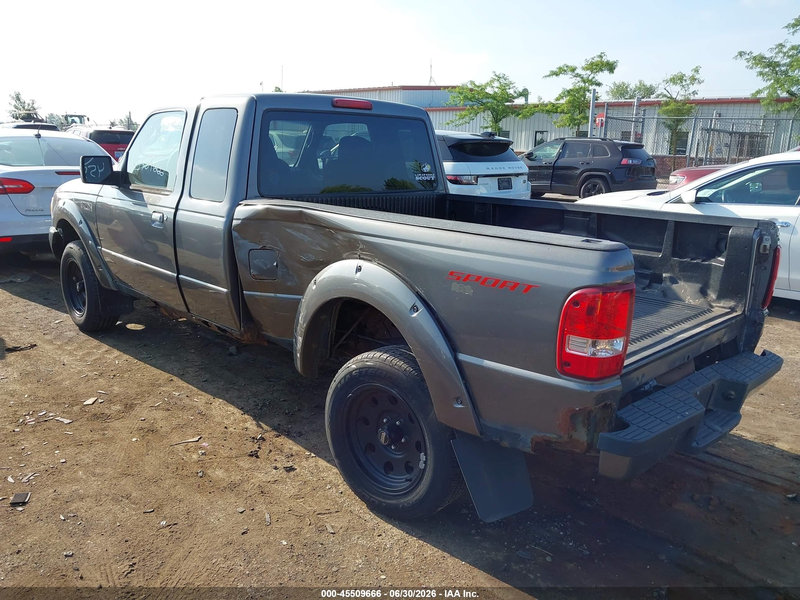 2006 Ford Ranger Sport/stx/xlt Gray vin: 1FTYR44U66PA63455