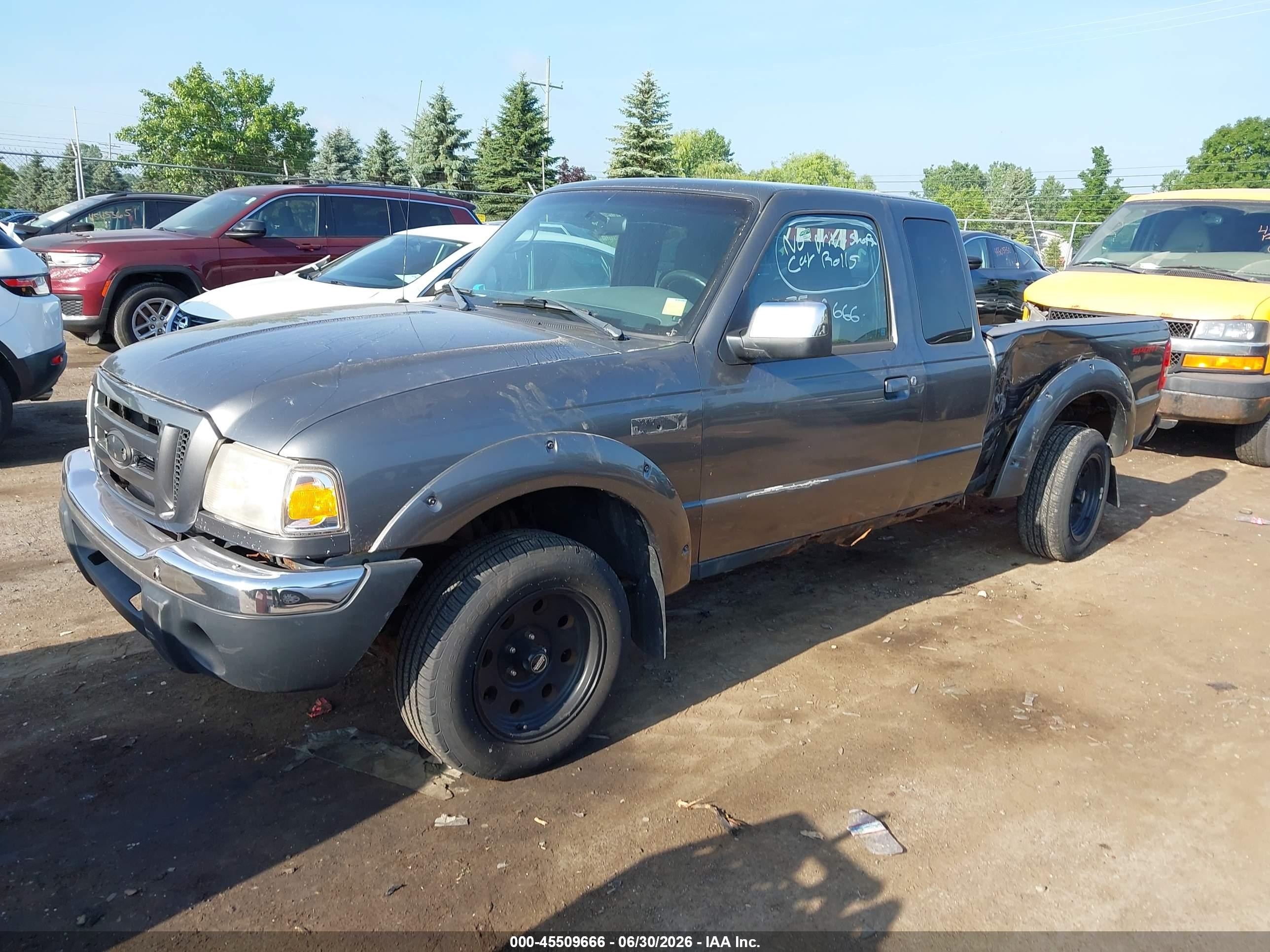 2006 Ford Ranger Sport/stx/xlt Gray vin: 1FTYR44U66PA63455