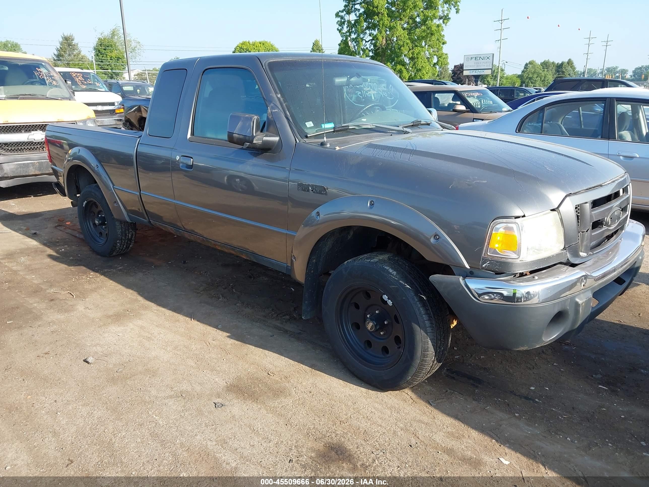 2006 Ford Ranger Sport/stx/xlt Gray vin: 1FTYR44U66PA63455