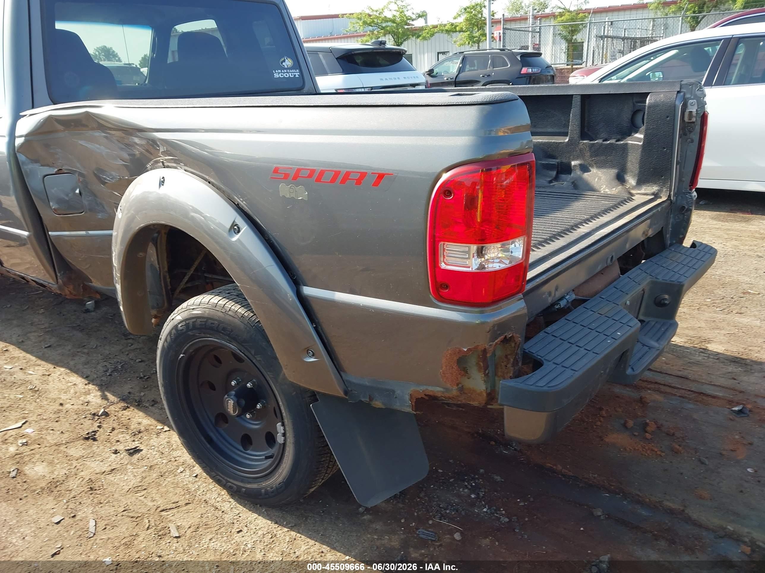 2006 Ford Ranger Sport/stx/xlt Gray vin: 1FTYR44U66PA63455