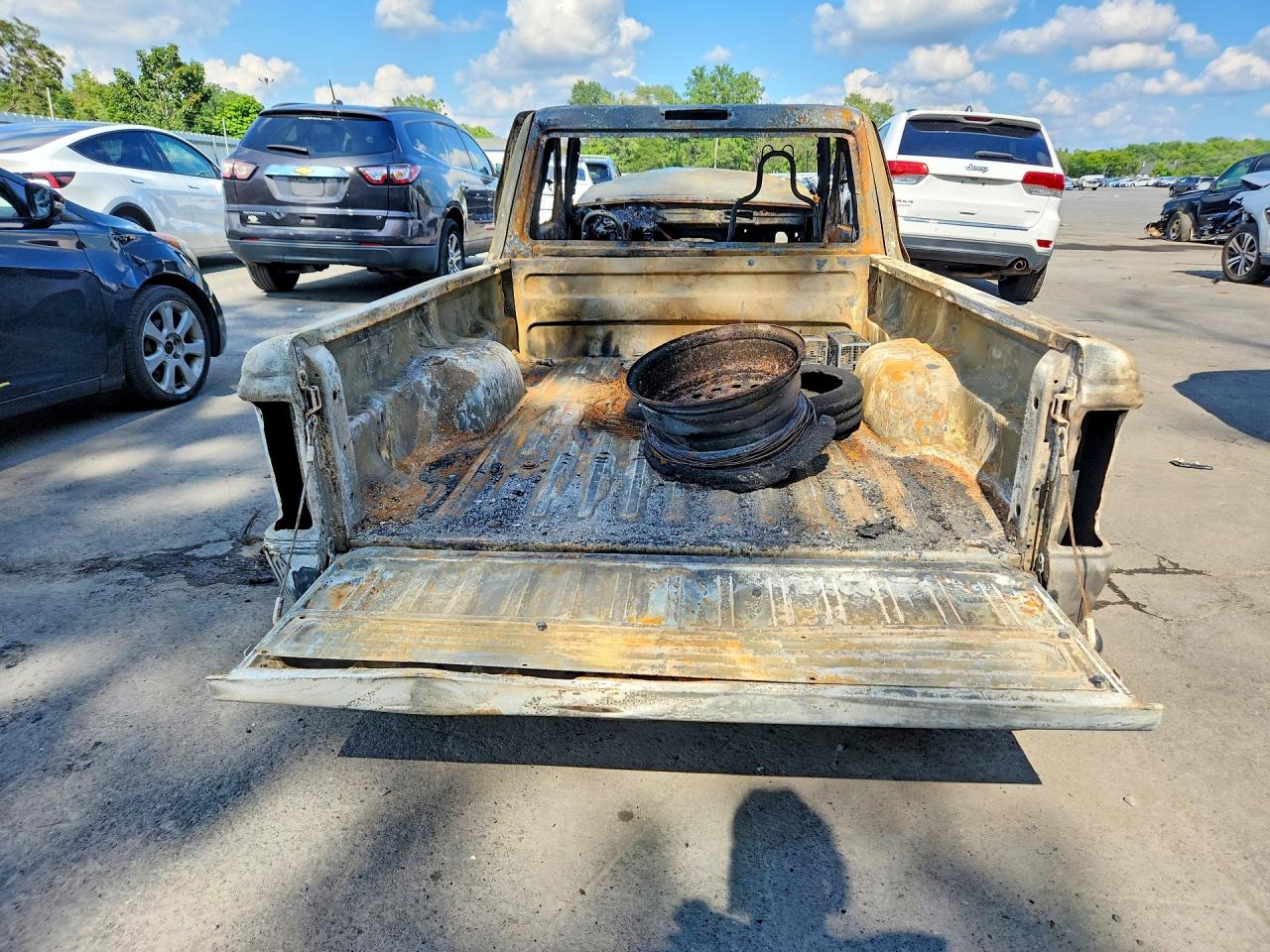 2005 Ford Ranger Super Cab Burn vin: 1FTYR44U75PA33136