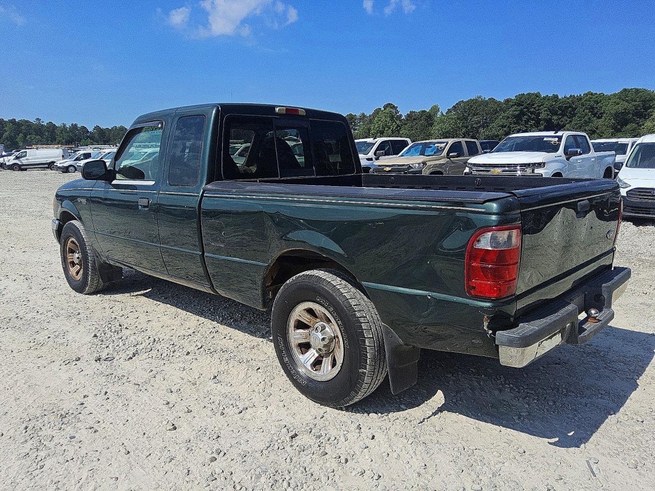 2002 Ford Ranger Super Cab Green vin: 1FTYR44U82PA53309