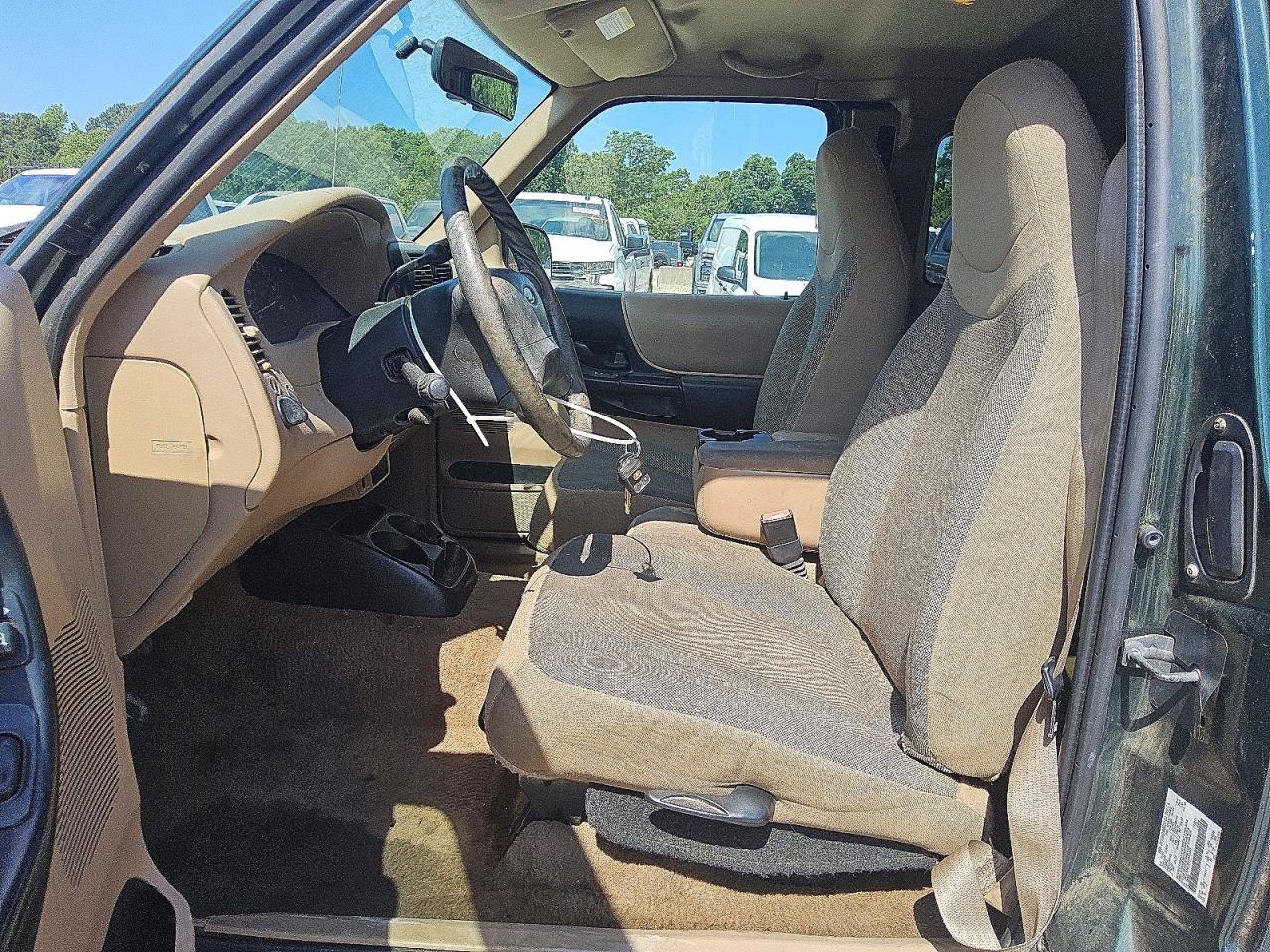 2002 Ford Ranger Super Cab Green vin: 1FTYR44U82PA53309