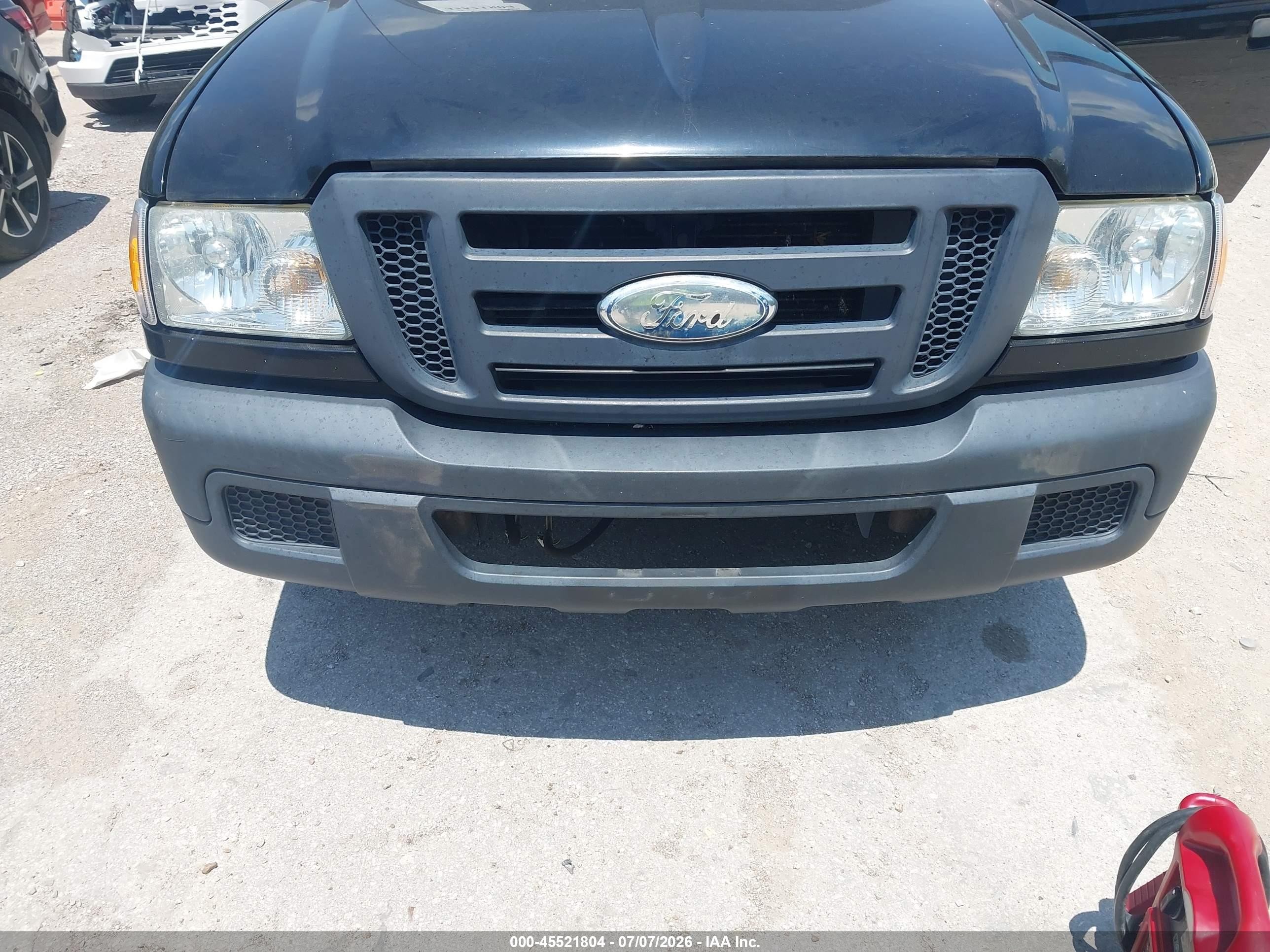 2006 Ford Ranger Sport/stx/xlt Black vin: 1FTYR44U86PA38217