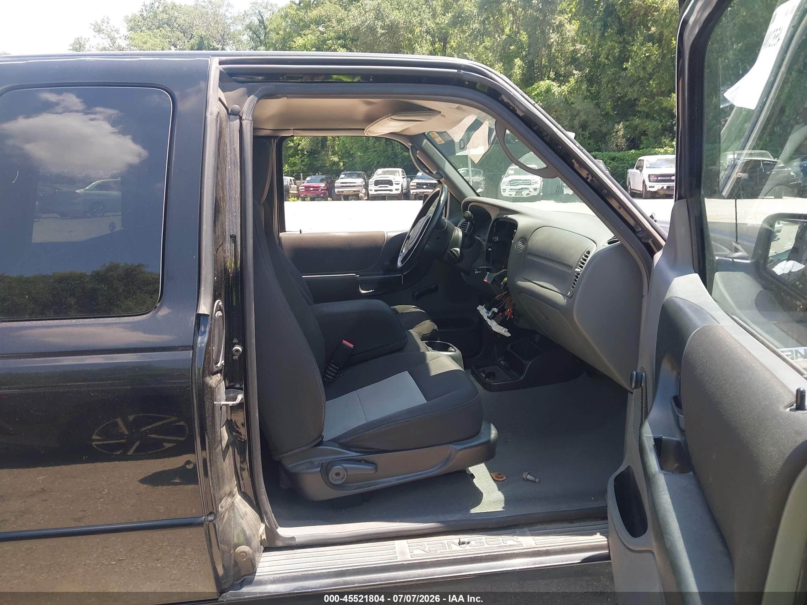 2006 Ford Ranger Sport/stx/xlt Black vin: 1FTYR44U86PA38217