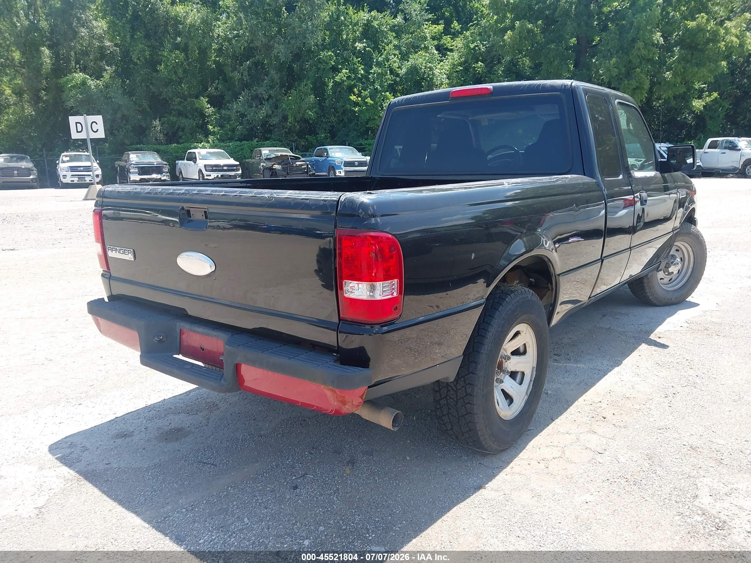 2006 Ford Ranger Sport/stx/xlt Black vin: 1FTYR44U86PA38217