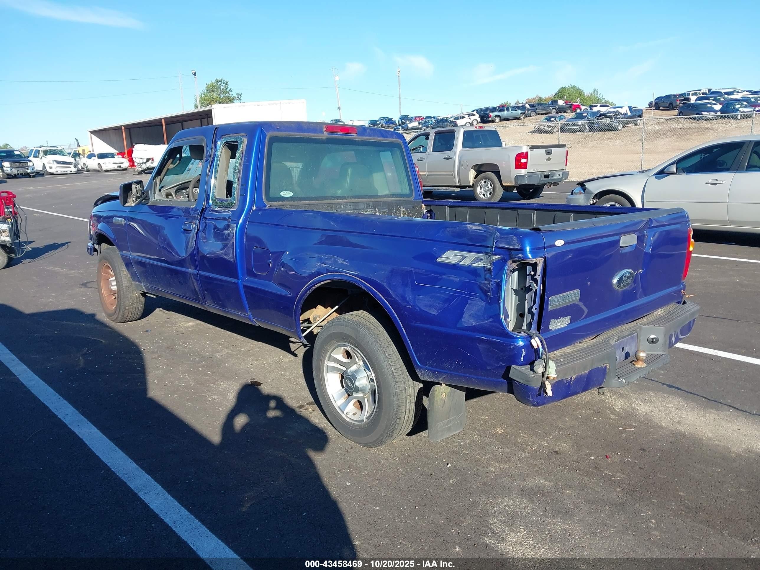 2006 Ford Ranger Sport/stx/xlt Blue vin: 1FTYR44U86PA75705