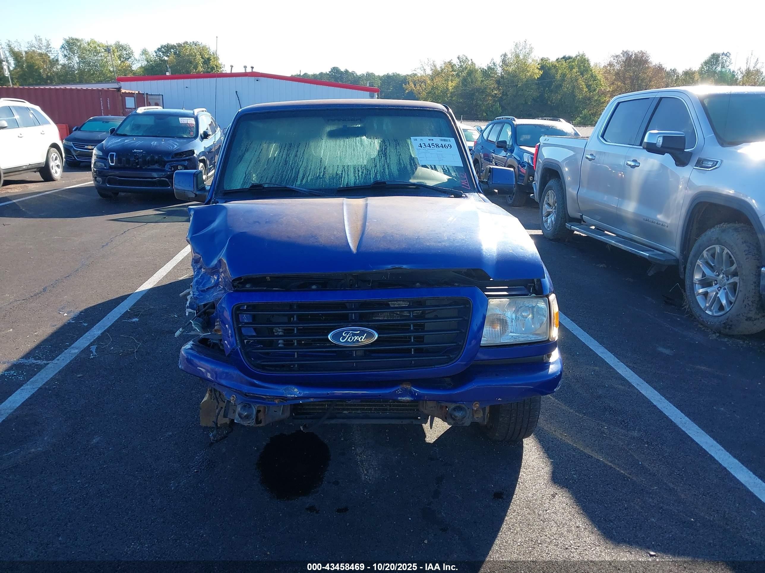 2006 Ford Ranger Sport/stx/xlt Blue vin: 1FTYR44U86PA75705