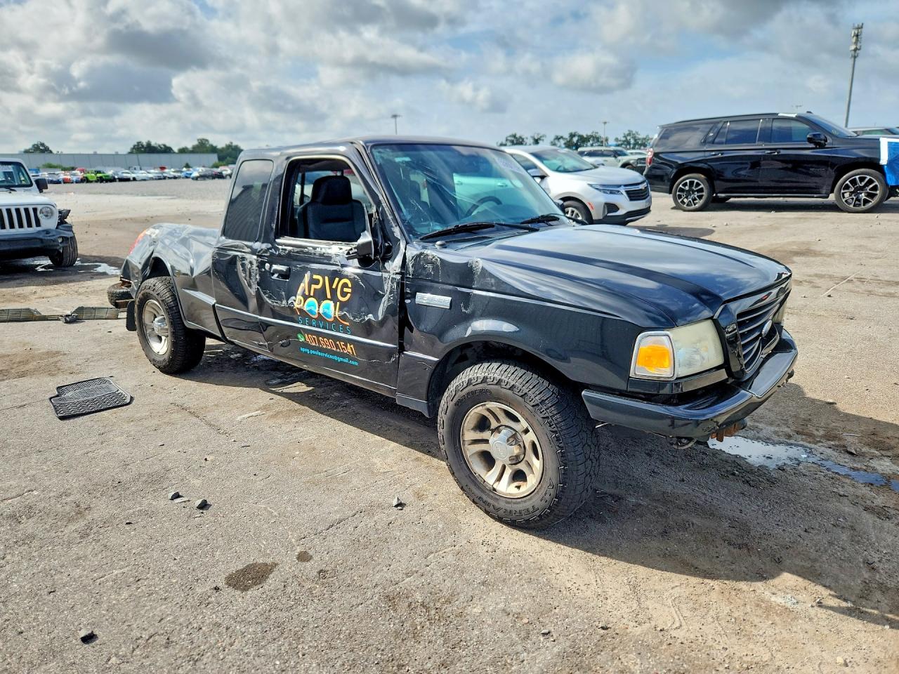 2006 Ford Ranger Super Cab Черный vin: 1FTYR44U86PA86302