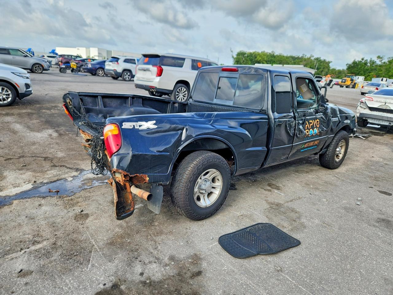 2006 Ford Ranger Super Cab Черный vin: 1FTYR44U86PA86302