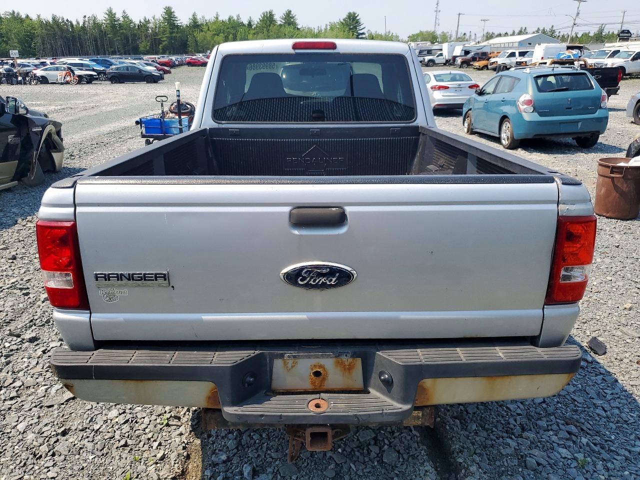 2008 Ford Ranger Super Cab Серебряный vin: 1FTYR44U88PA64447