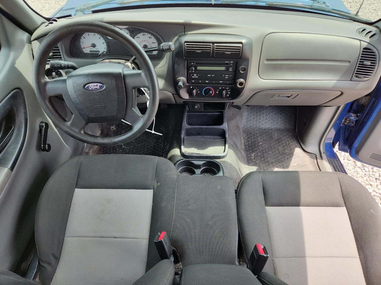 2008 Ford Ranger Super Cab Blue vin: 1FTYR44U88PA75853