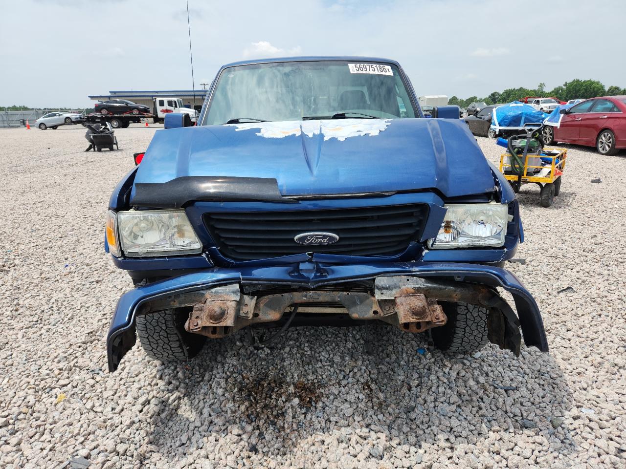 2008 Ford Ranger Super Cab Blue vin: 1FTYR44U88PA75853