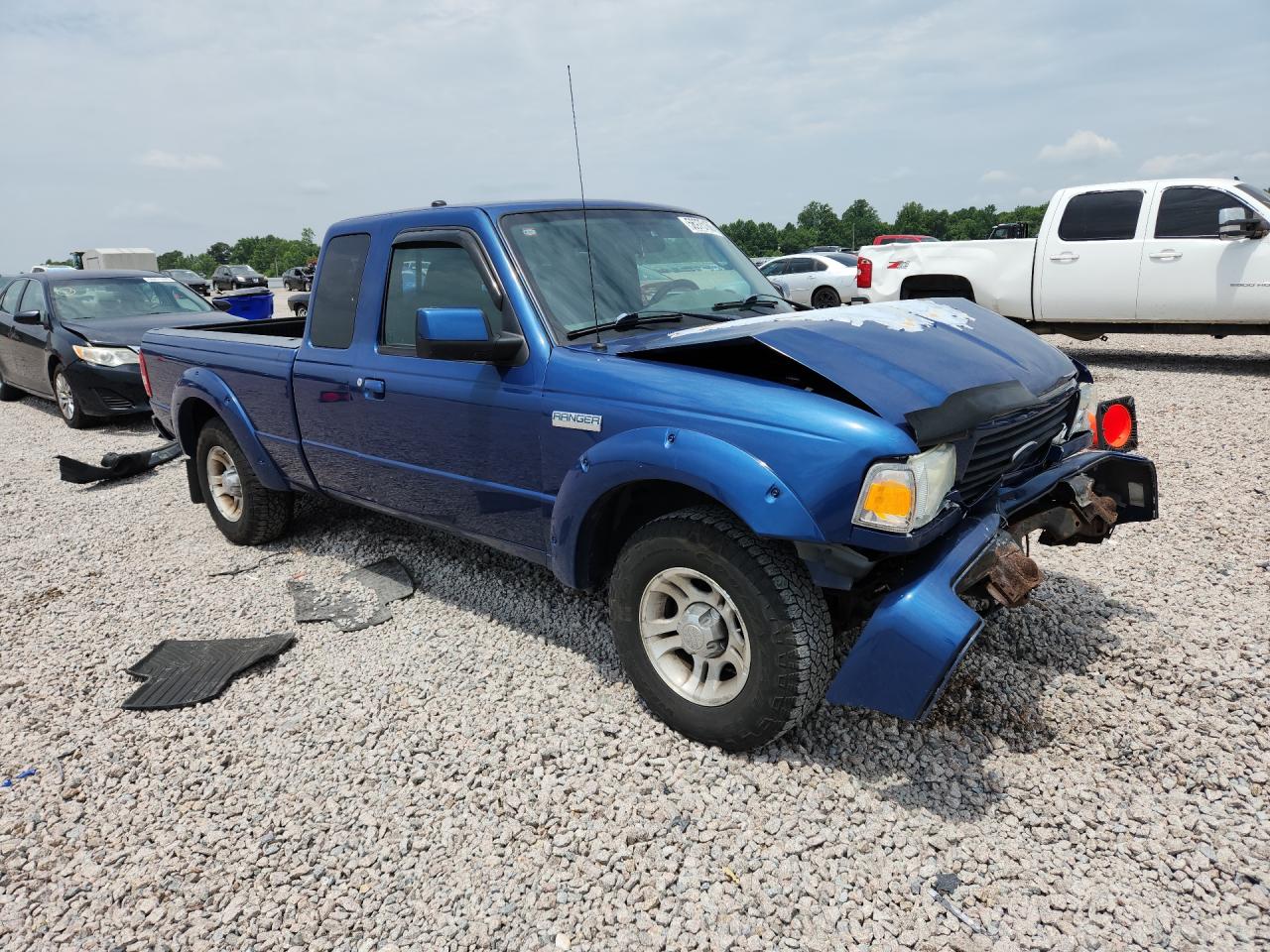 2008 Ford Ranger Super Cab Blue vin: 1FTYR44U88PA75853