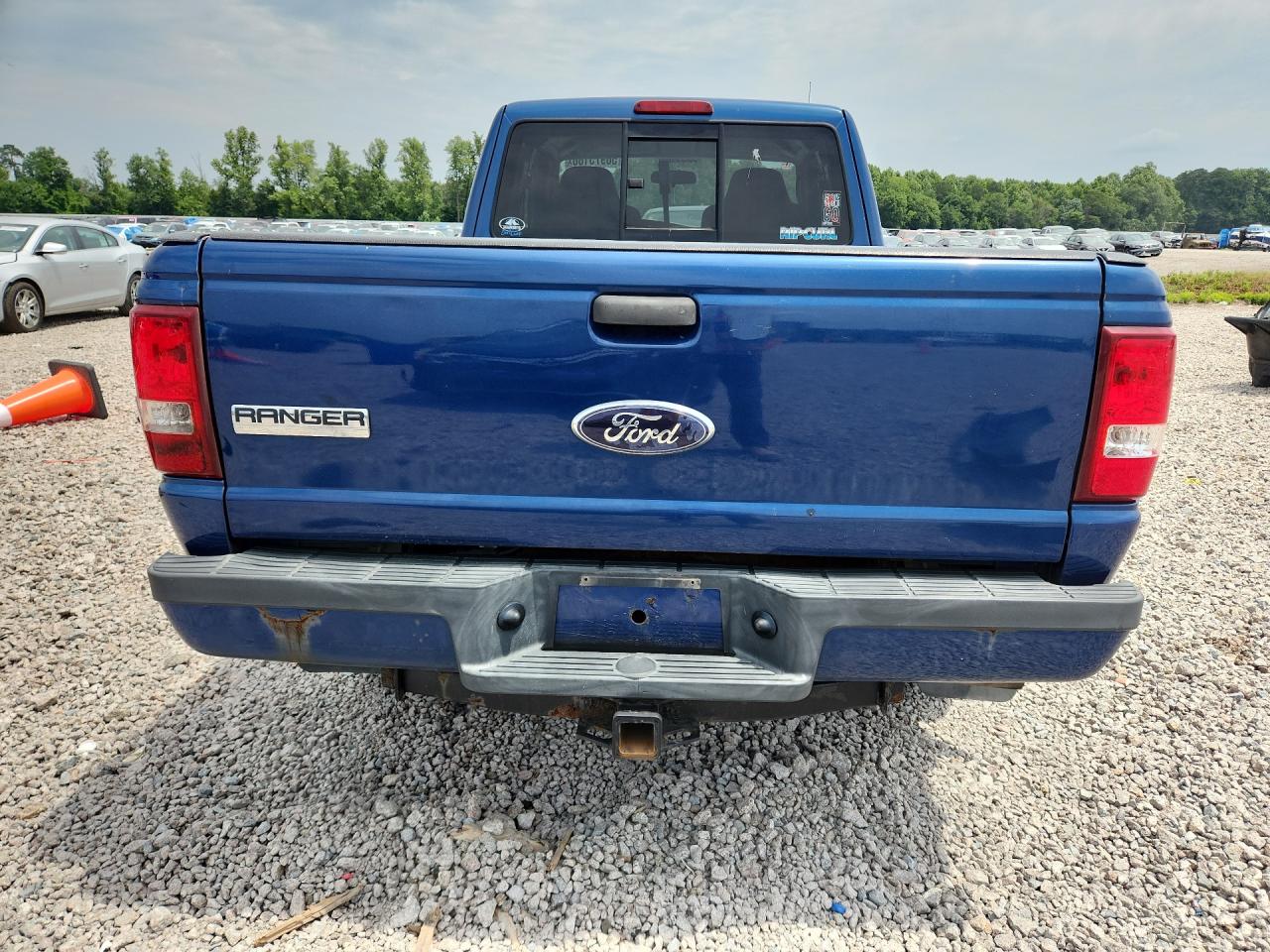 2008 Ford Ranger Super Cab Blue vin: 1FTYR44U88PA75853