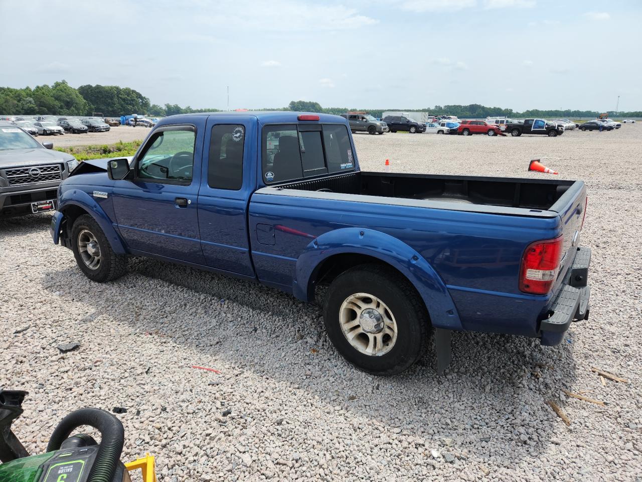 2008 Ford Ranger Super Cab Blue vin: 1FTYR44U88PA75853