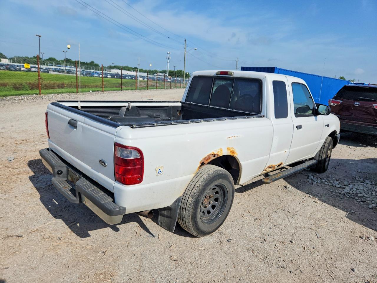 2002 Ford Ranger Super Cab White vin: 1FTYR44U92TA42746