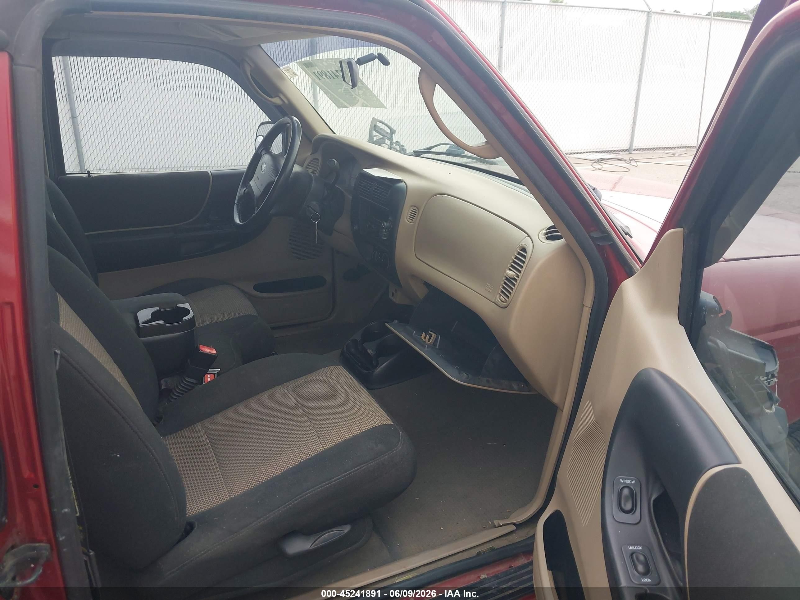 2003 Ford Ranger Edge/tremor/xlt Maroon vin: 1FTYR44U93PB50326