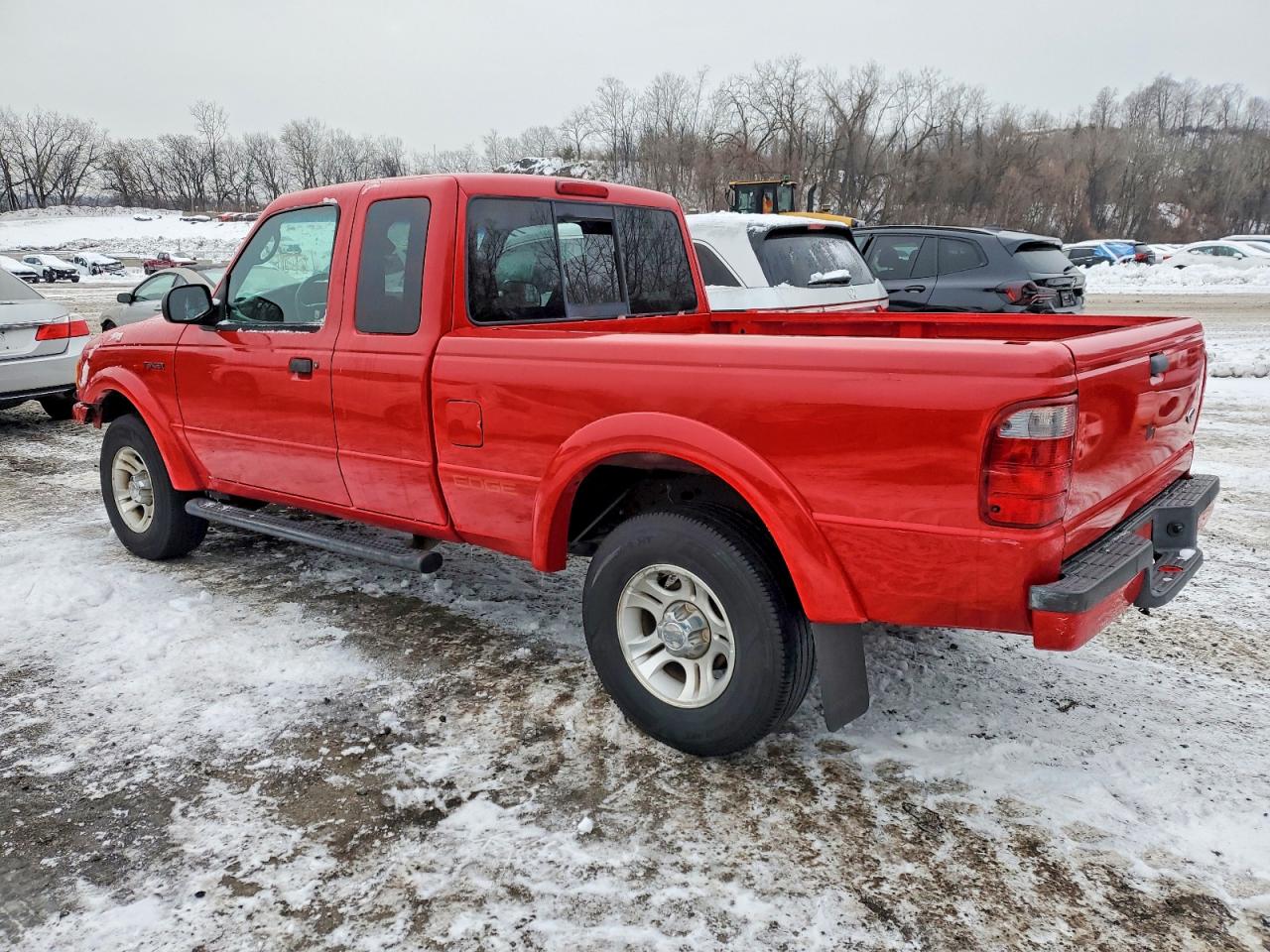 2003 Ford Ranger Super Cab Red vin: 1FTYR44U93PB72570