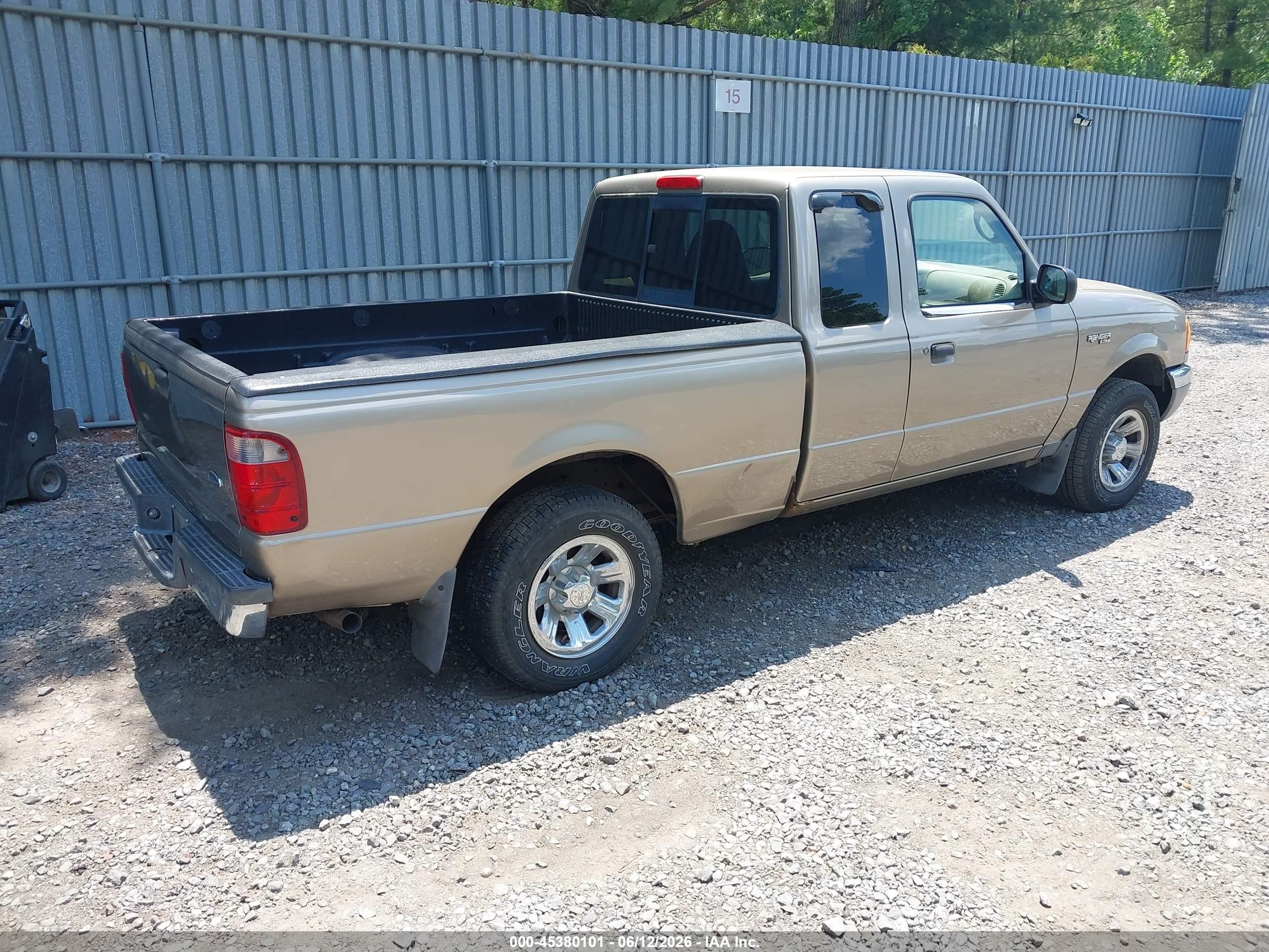 2003 Ford Ranger Edge/tremor/xlt Tan vin: 1FTYR44U93PB84749