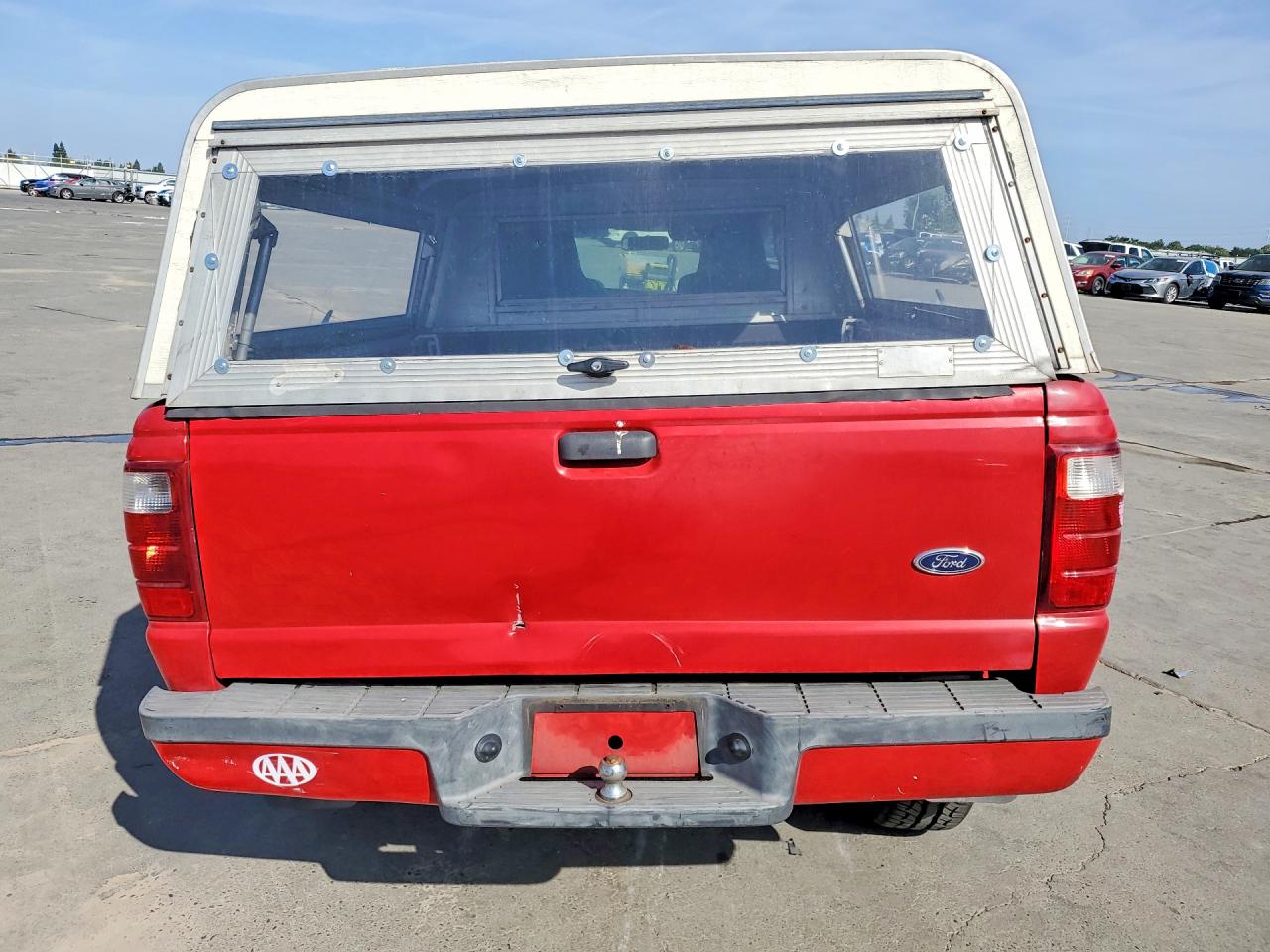 2005 Ford Ranger Super Cab Red vin: 1FTYR44U95PA46650