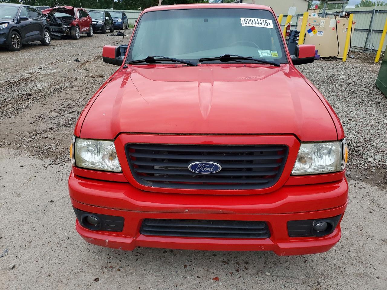 2006 Ford Ranger Super Cab Red vin: 1FTYR44U96PA32328