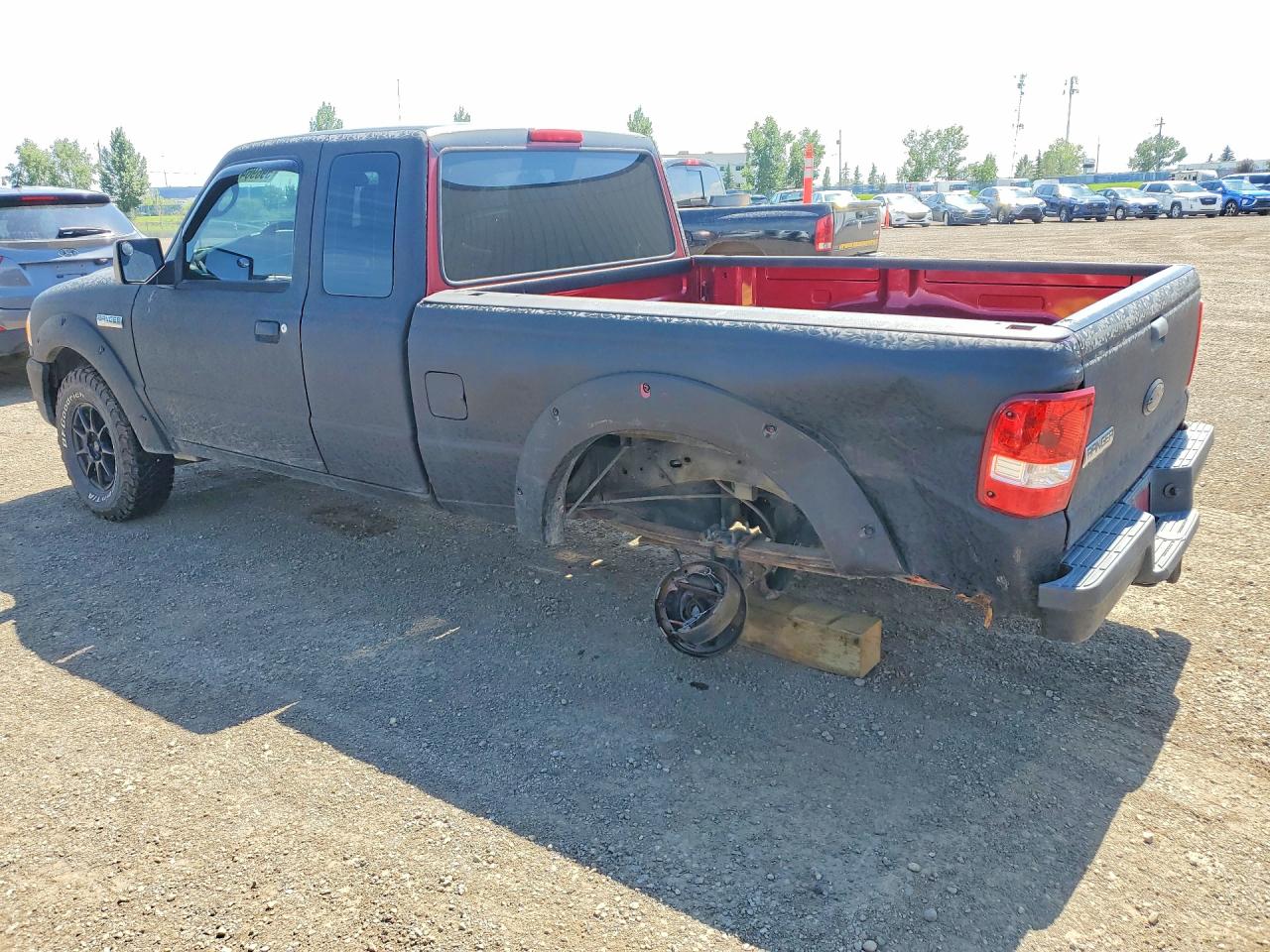 2006 Ford Ranger Super Cab Black vin: 1FTYR44U96PA82761
