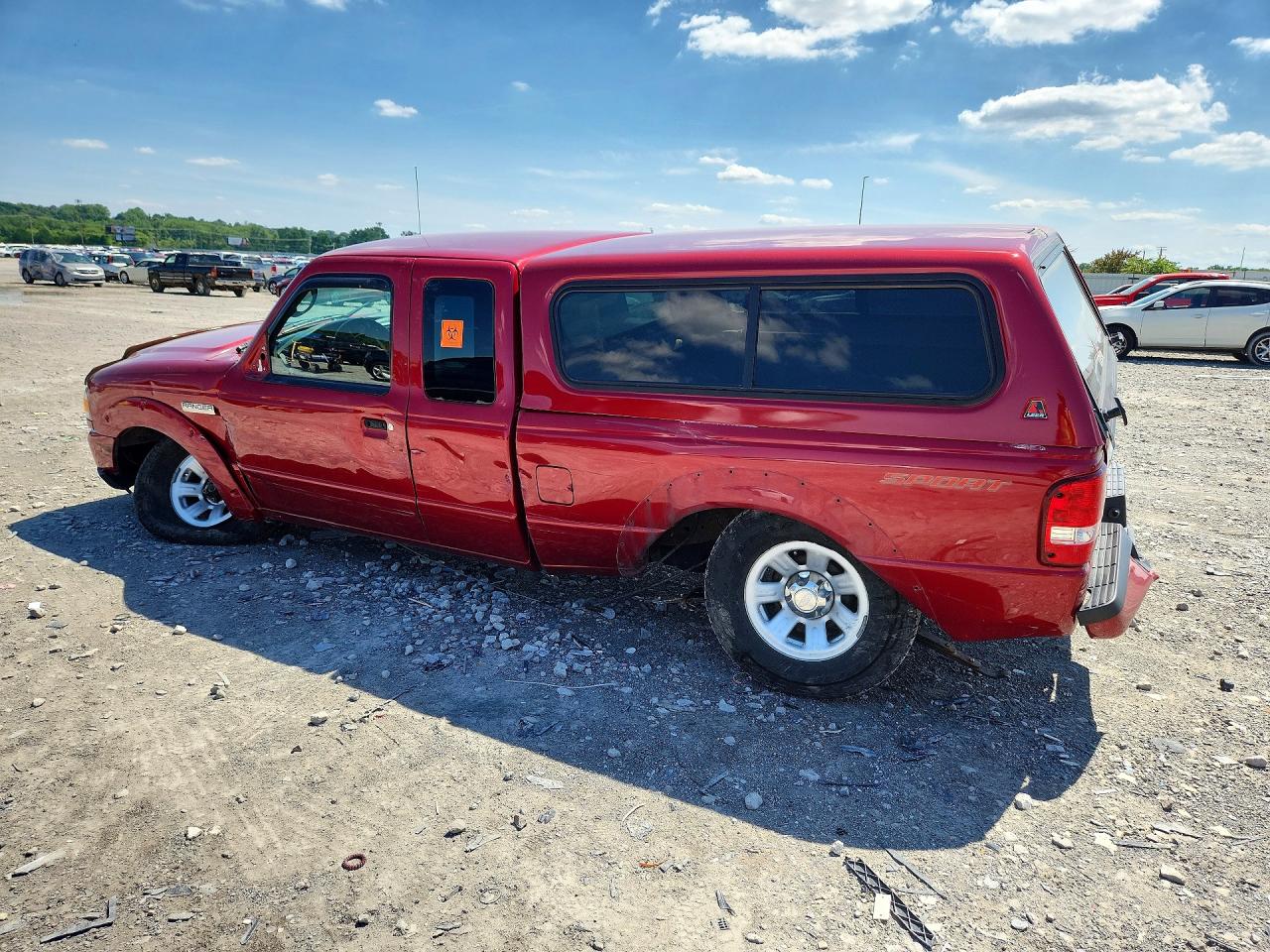 2007 Ford Ranger Super Cab Red vin: 1FTYR44U97PA57134