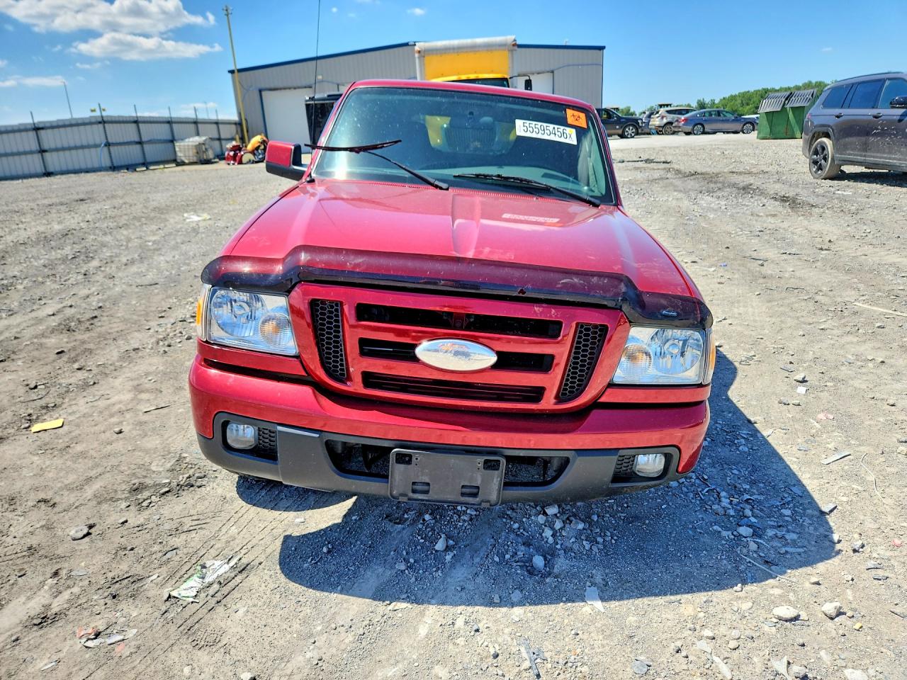 2007 Ford Ranger Super Cab Red vin: 1FTYR44U97PA57134