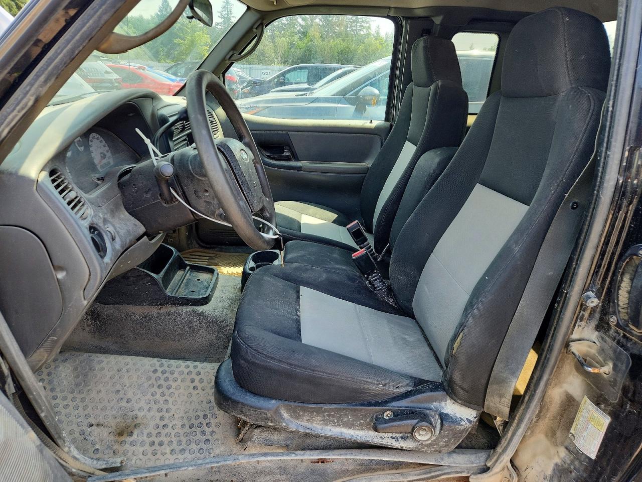 2008 Ford Ranger Super Cab Black vin: 1FTYR44U98PA22921