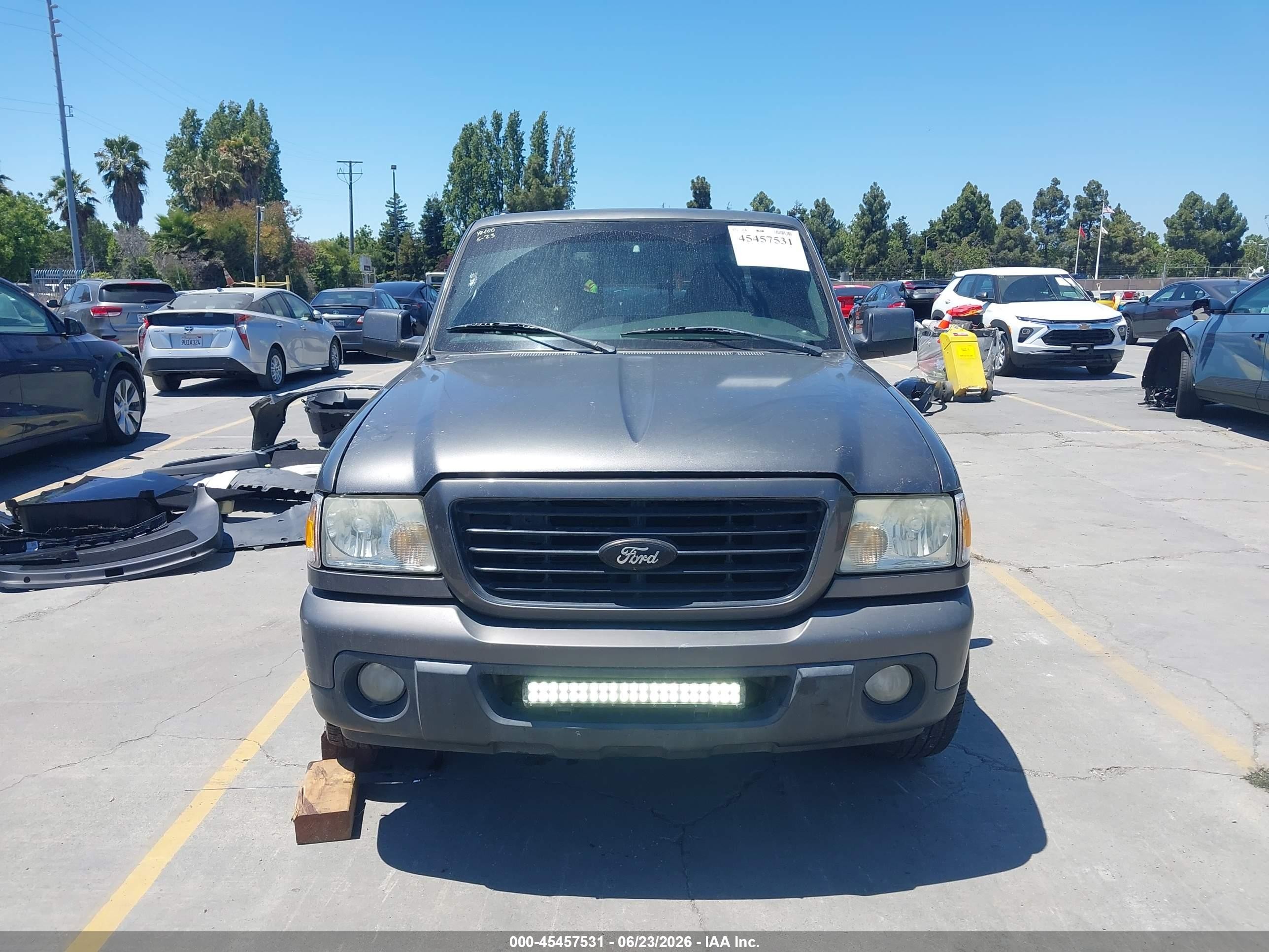 2008 Ford Ranger Sport/xlt Gray vin: 1FTYR44U98PA99448