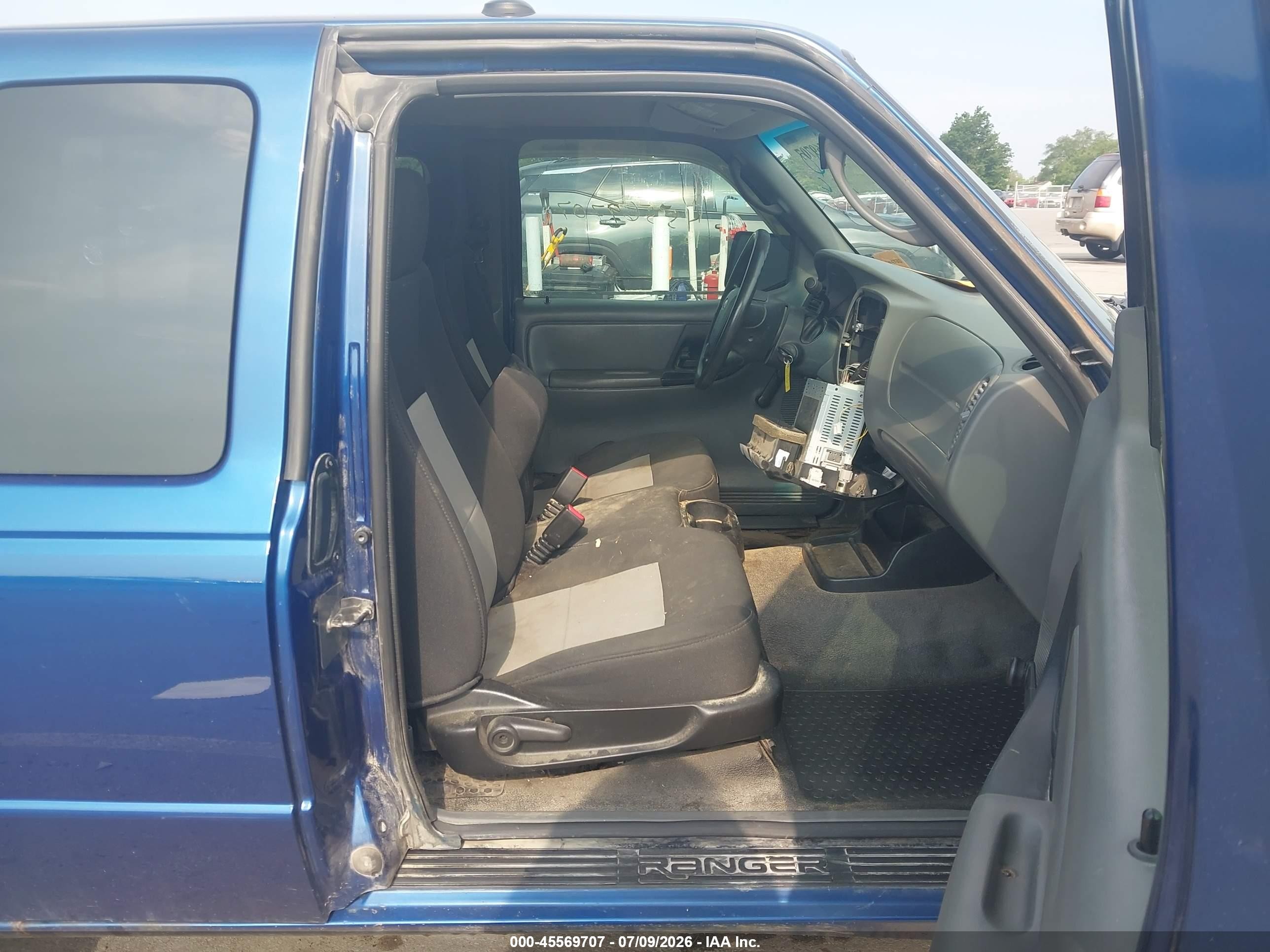2008 Ford Ranger Sport/xlt Blue vin: 1FTYR44U98PB09377
