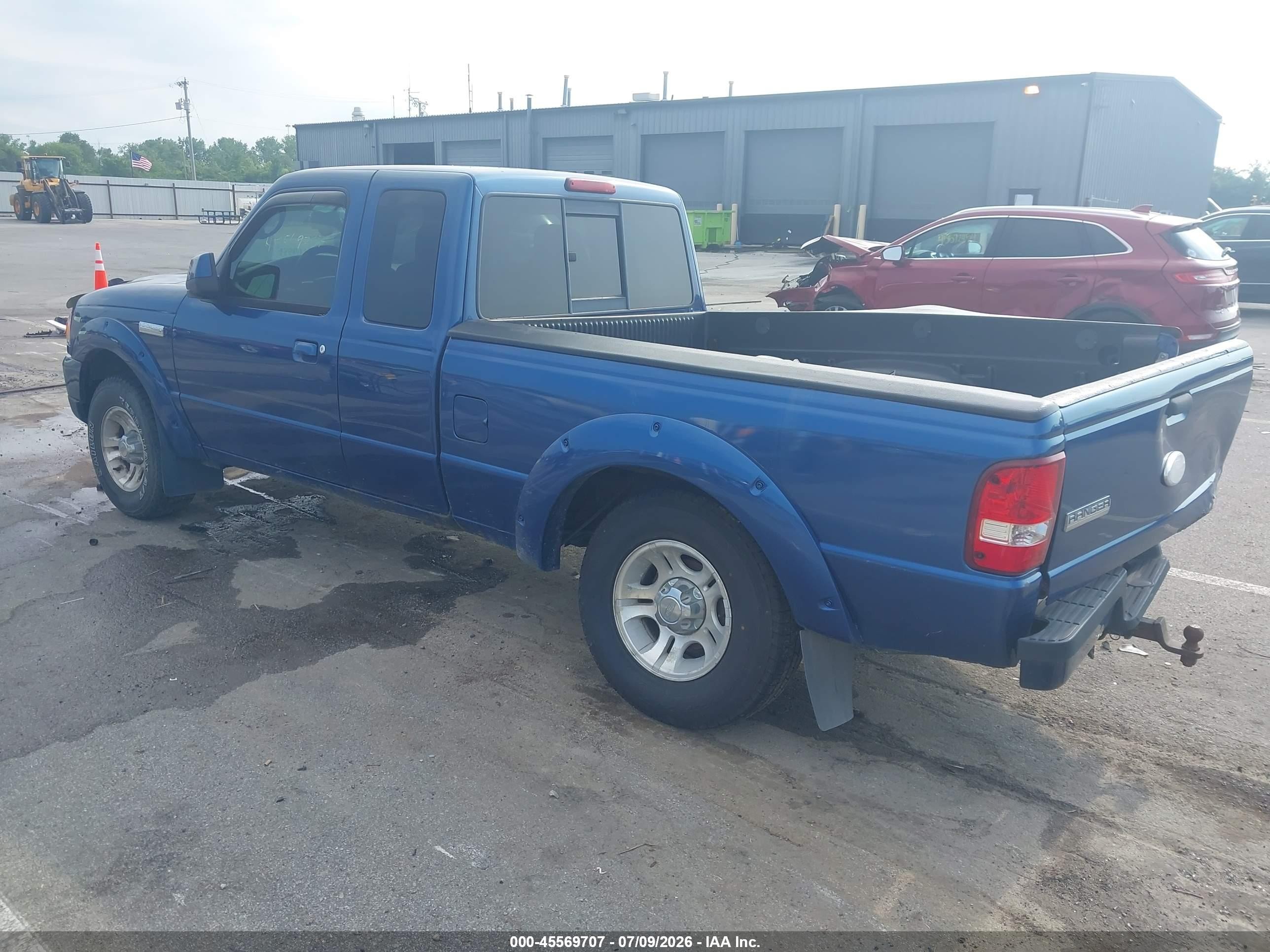 2008 Ford Ranger Sport/xlt Blue vin: 1FTYR44U98PB09377