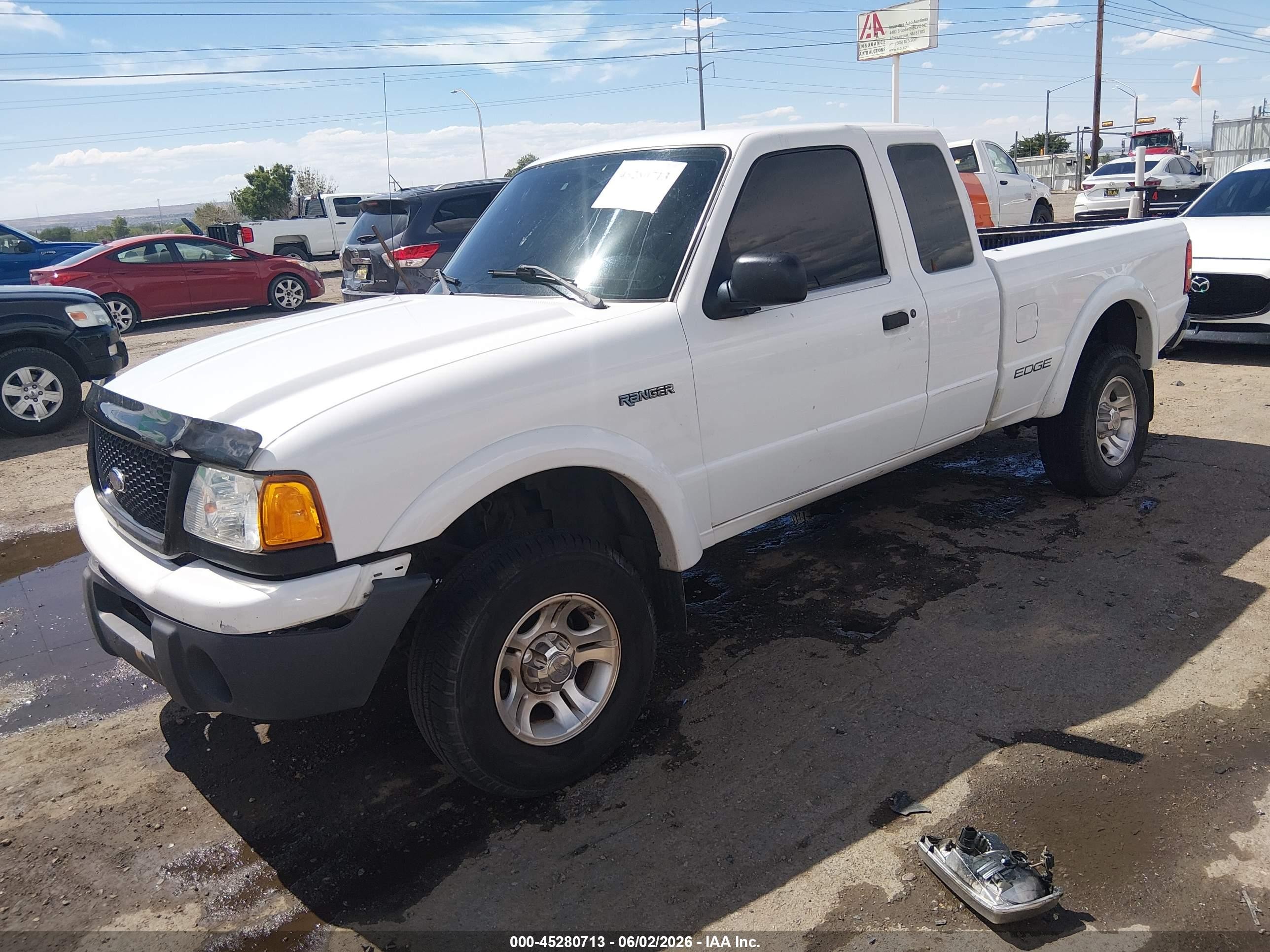 2002 Ford Ranger Edge/tremor/xlt White vin: 1FTYR44UX2PA02300