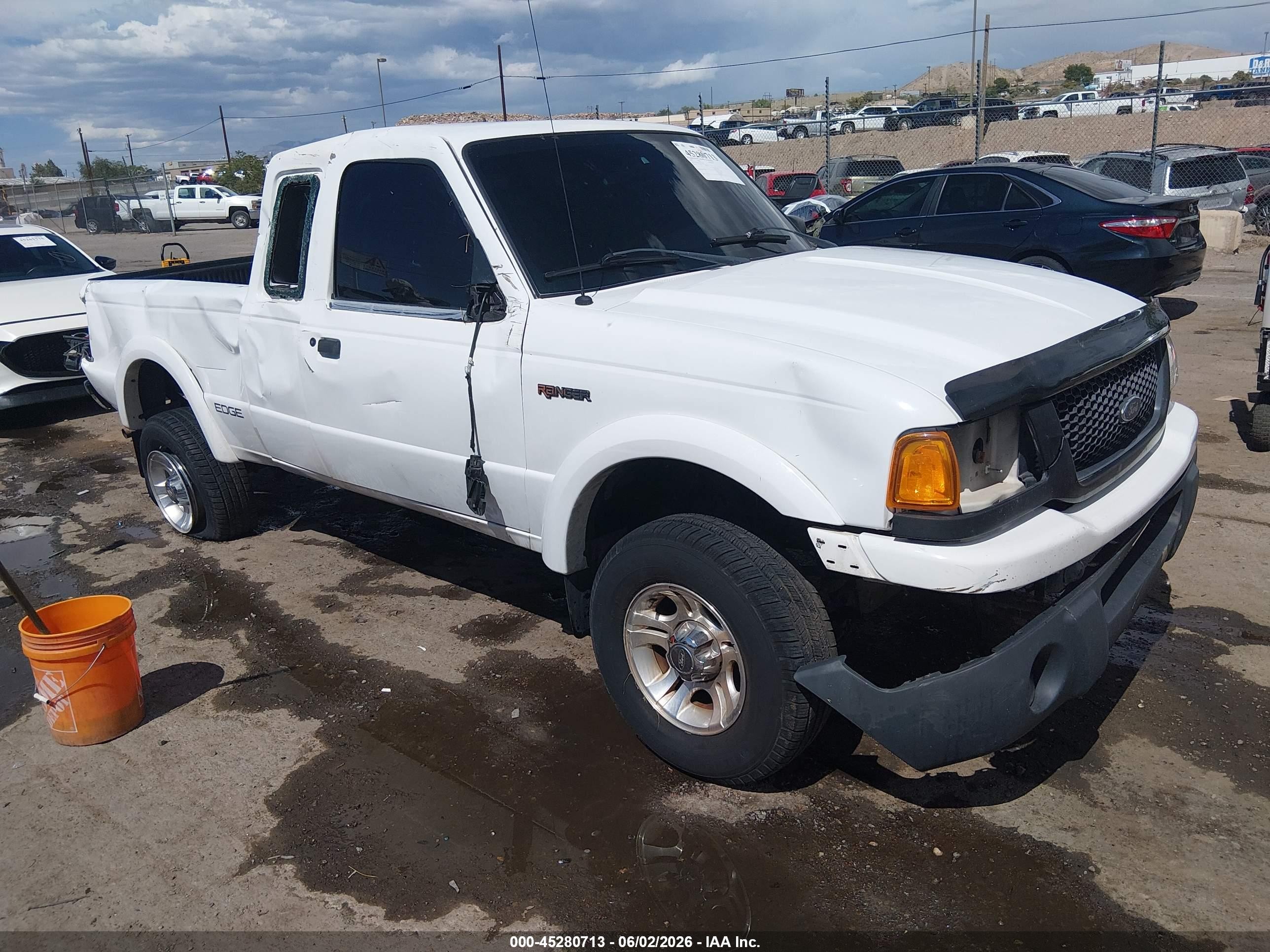 2002 Ford Ranger Edge/tremor/xlt White vin: 1FTYR44UX2PA02300