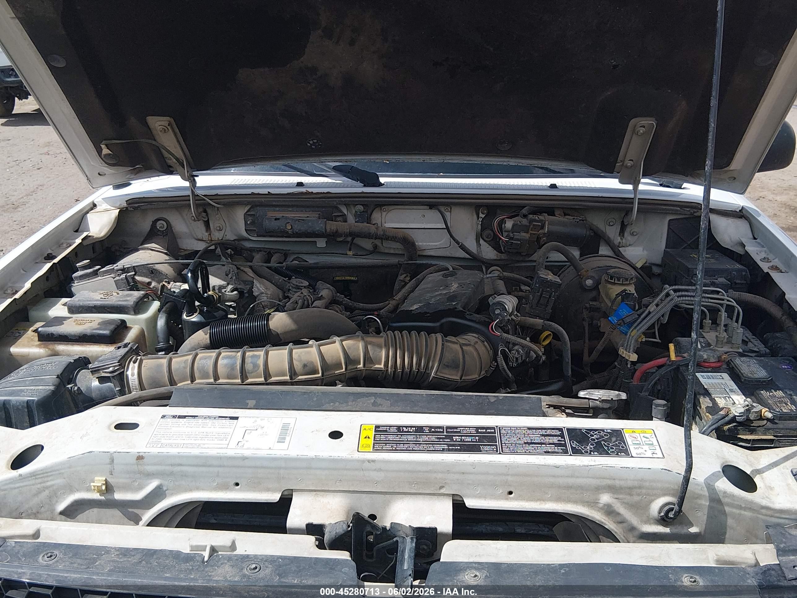 2002 Ford Ranger Edge/tremor/xlt White vin: 1FTYR44UX2PA02300