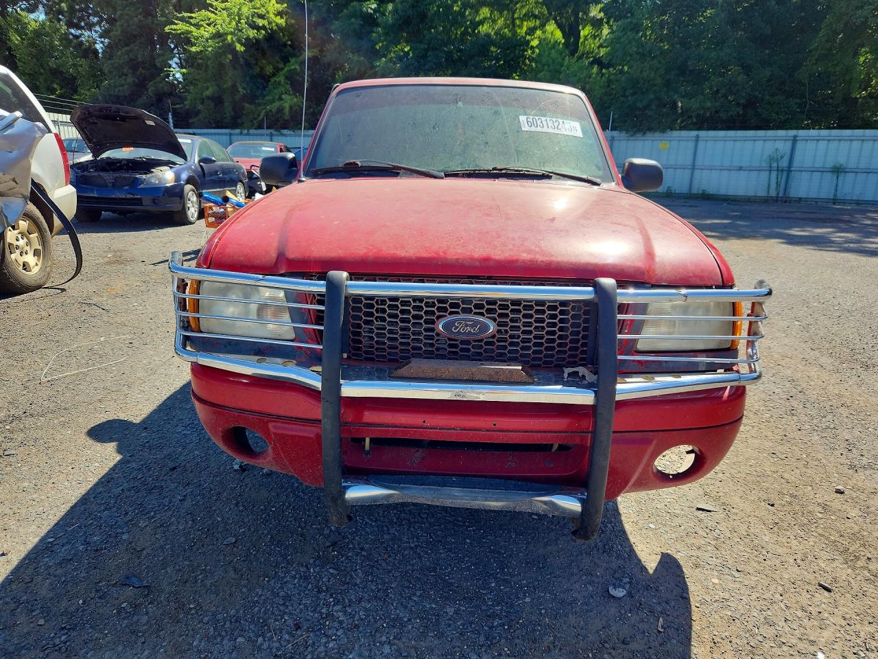 2002 Ford Ranger Super Cab Красный vin: 1FTYR44UX2PA97408