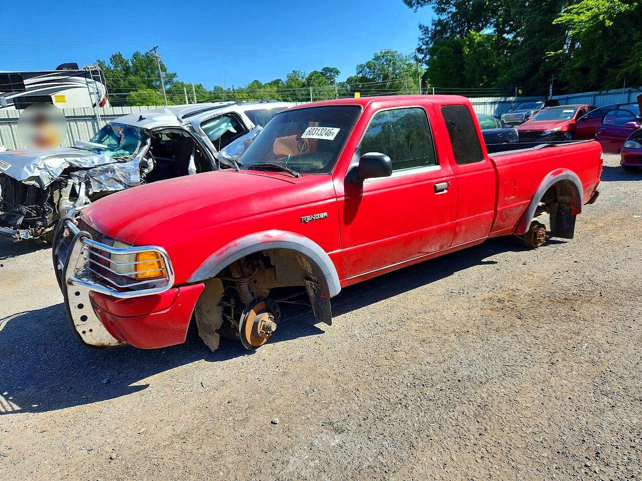 2002 Ford Ranger Super Cab Красный vin: 1FTYR44UX2PA97408