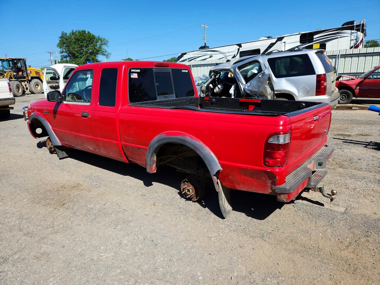 2002 Ford Ranger Super Cab Красный vin: 1FTYR44UX2PA97408