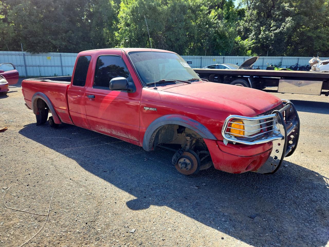 2002 Ford Ranger Super Cab Красный vin: 1FTYR44UX2PA97408