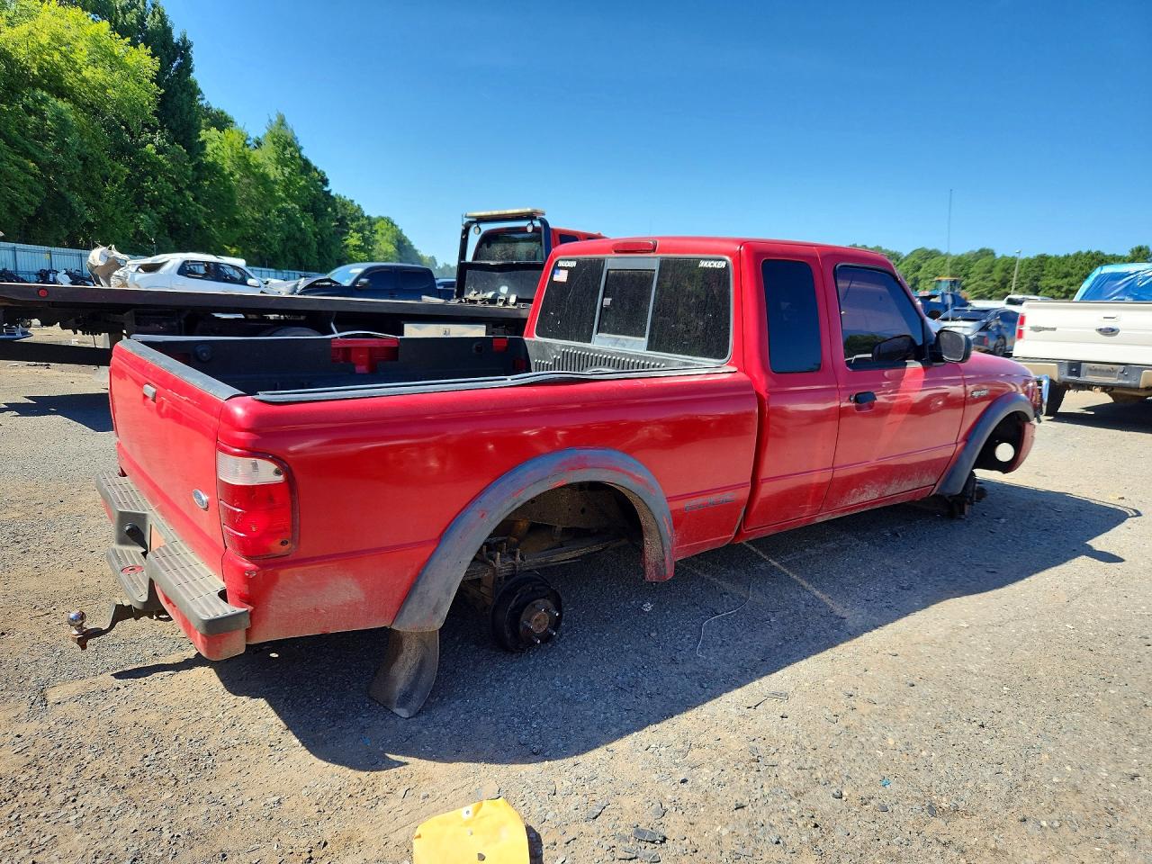 2002 Ford Ranger Super Cab Красный vin: 1FTYR44UX2PA97408