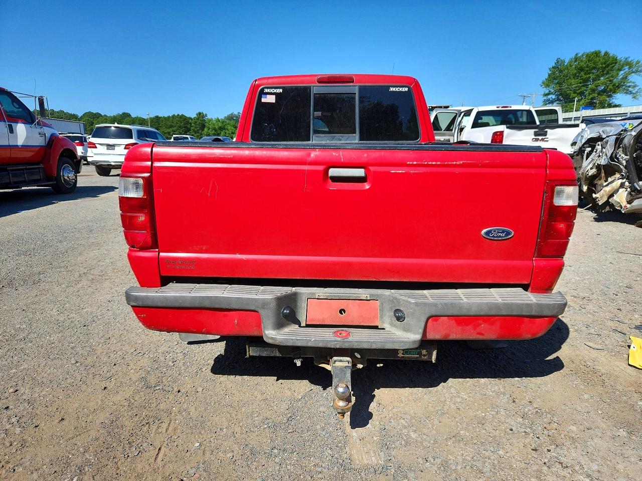 2002 Ford Ranger Super Cab Красный vin: 1FTYR44UX2PA97408