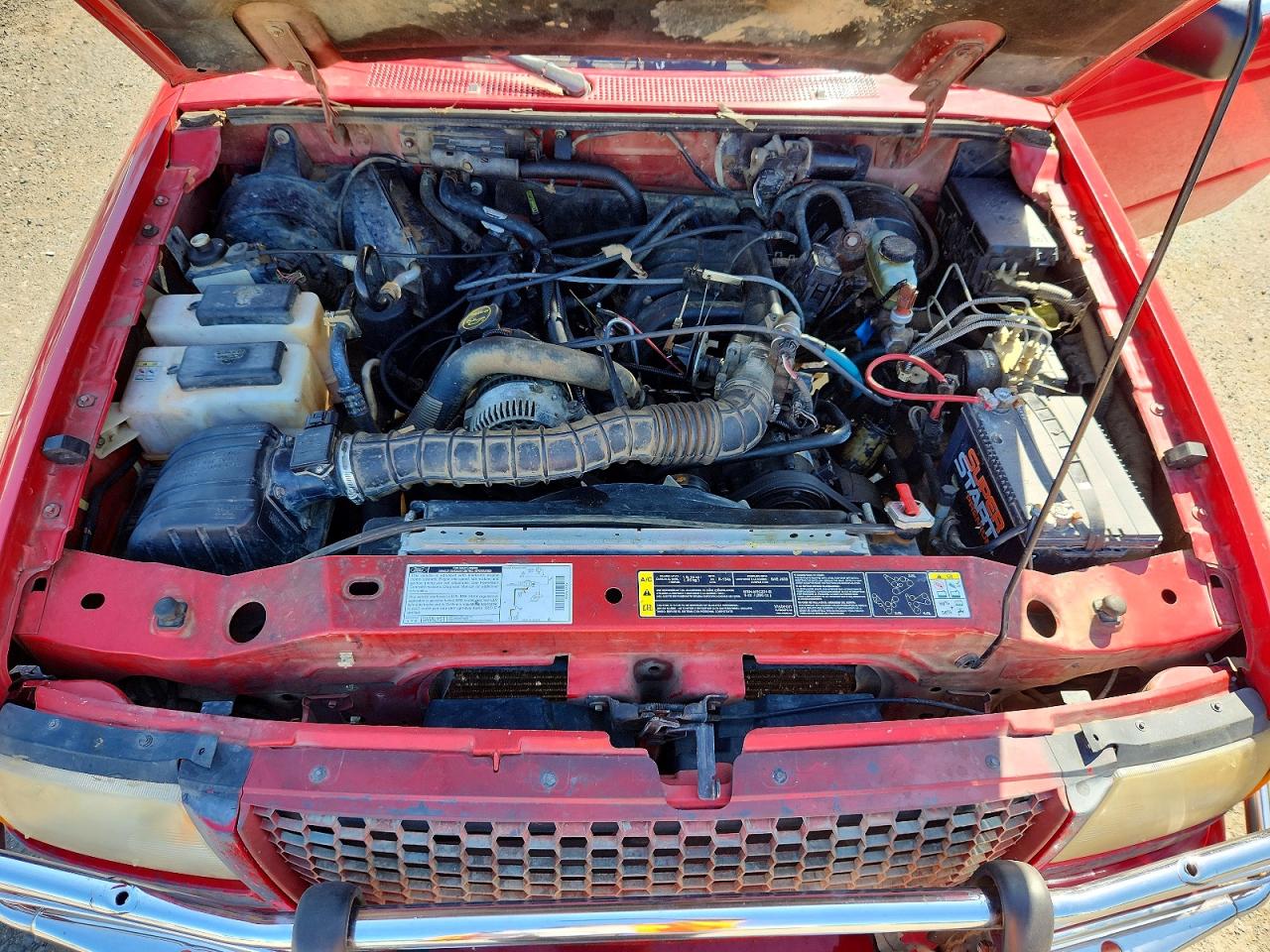 2002 Ford Ranger Super Cab Красный vin: 1FTYR44UX2PA97408