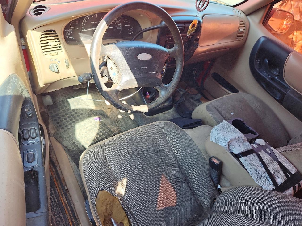 2002 Ford Ranger Super Cab Красный vin: 1FTYR44UX2PA97408