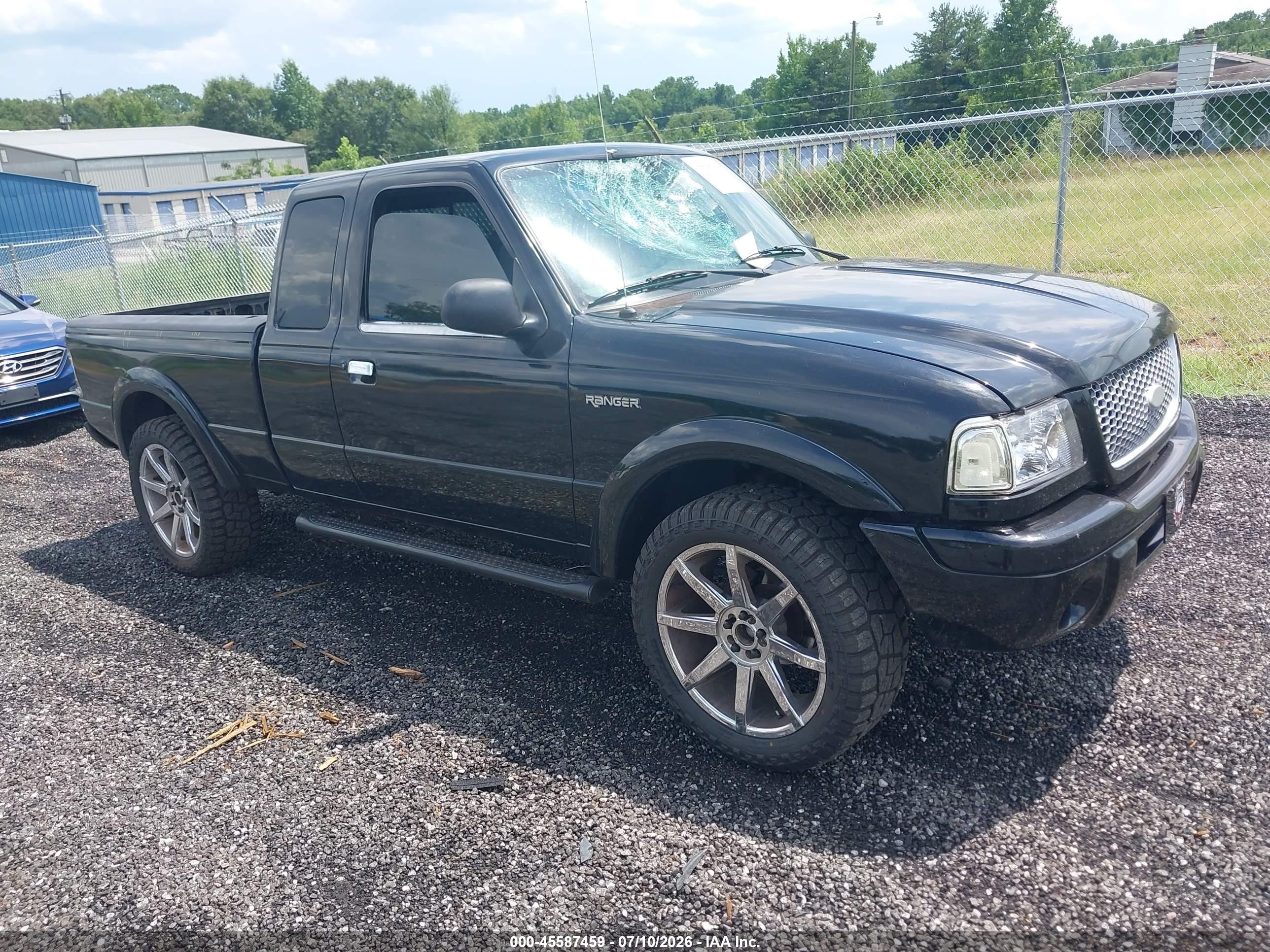 2002 Ford Ranger Edge/tremor/xlt Черный vin: 1FTYR44UX2PB06124