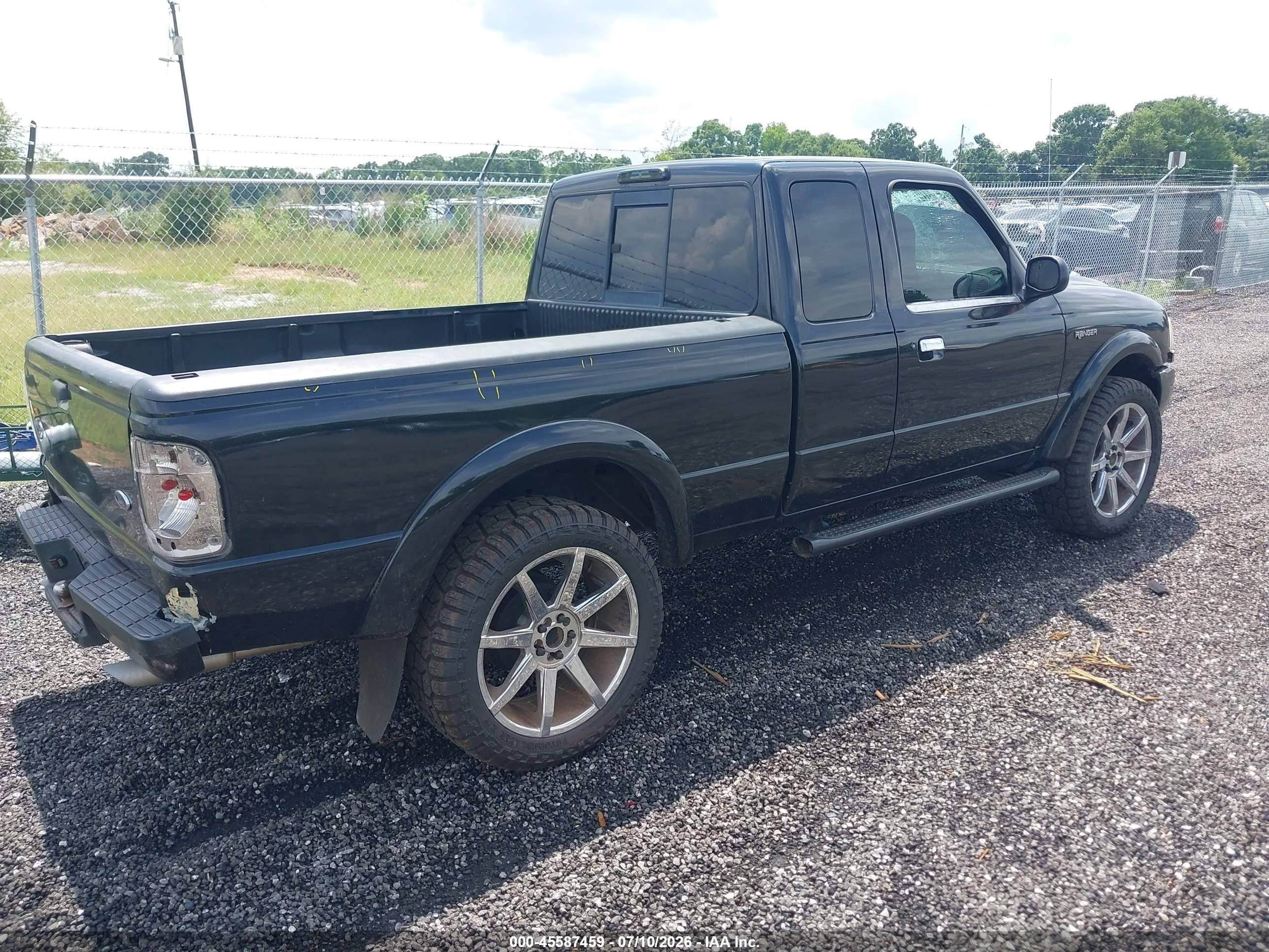 2002 Ford Ranger Edge/tremor/xlt Черный vin: 1FTYR44UX2PB06124