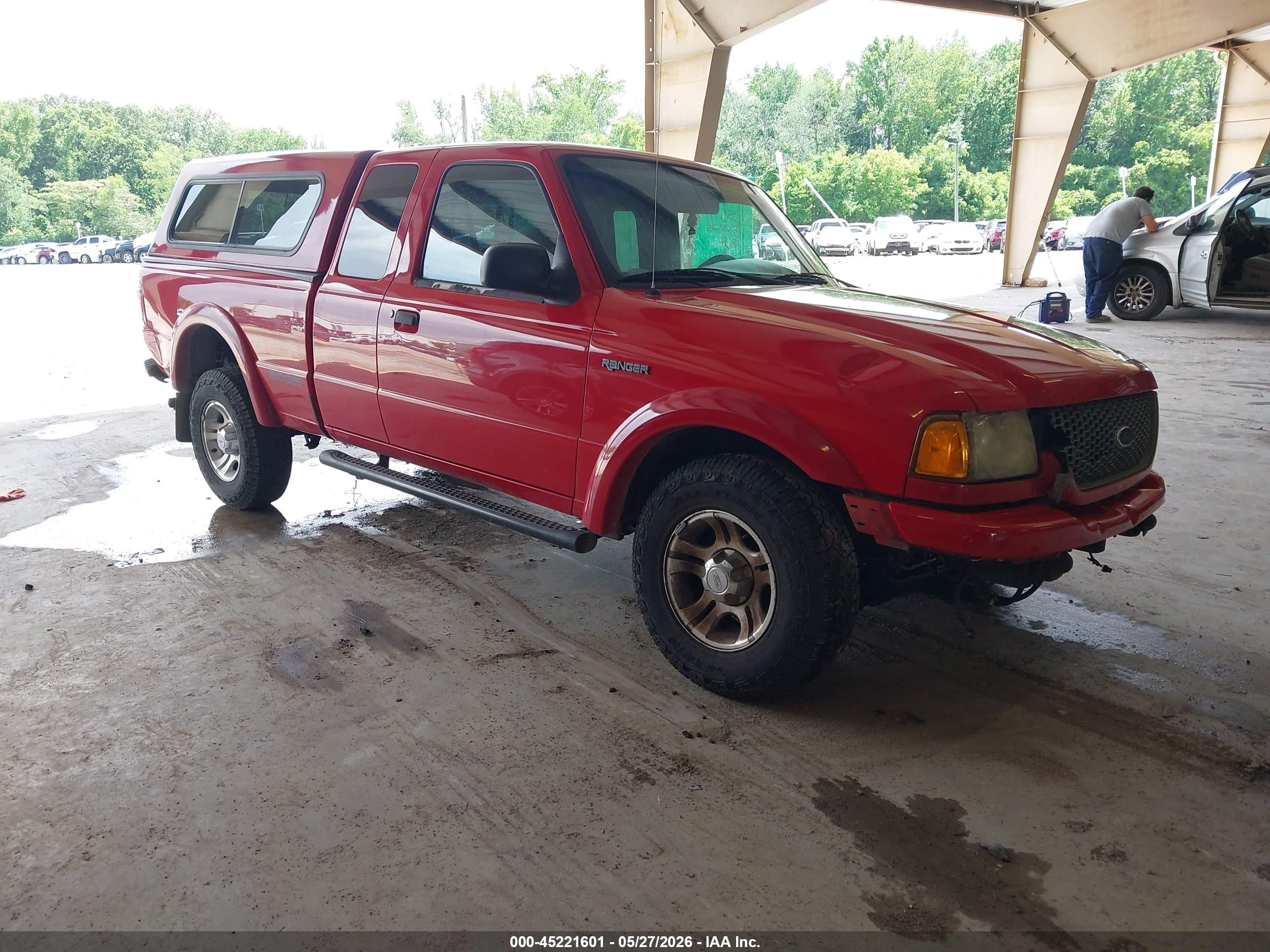 2002 Ford Ranger Edge/tremor/xlt Красный vin: 1FTYR44UX2TA13109