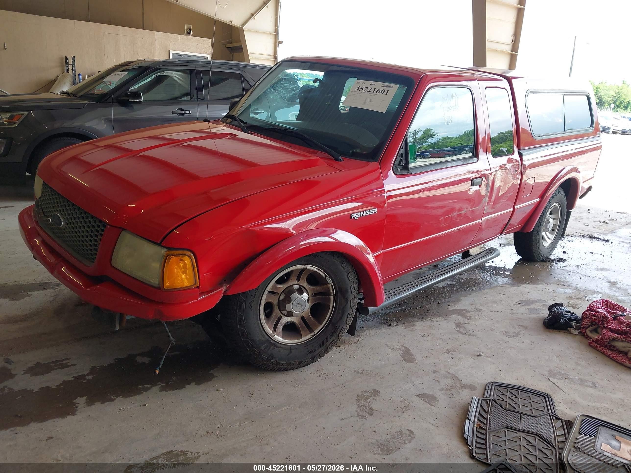 2002 Ford Ranger Edge/tremor/xlt Красный vin: 1FTYR44UX2TA13109