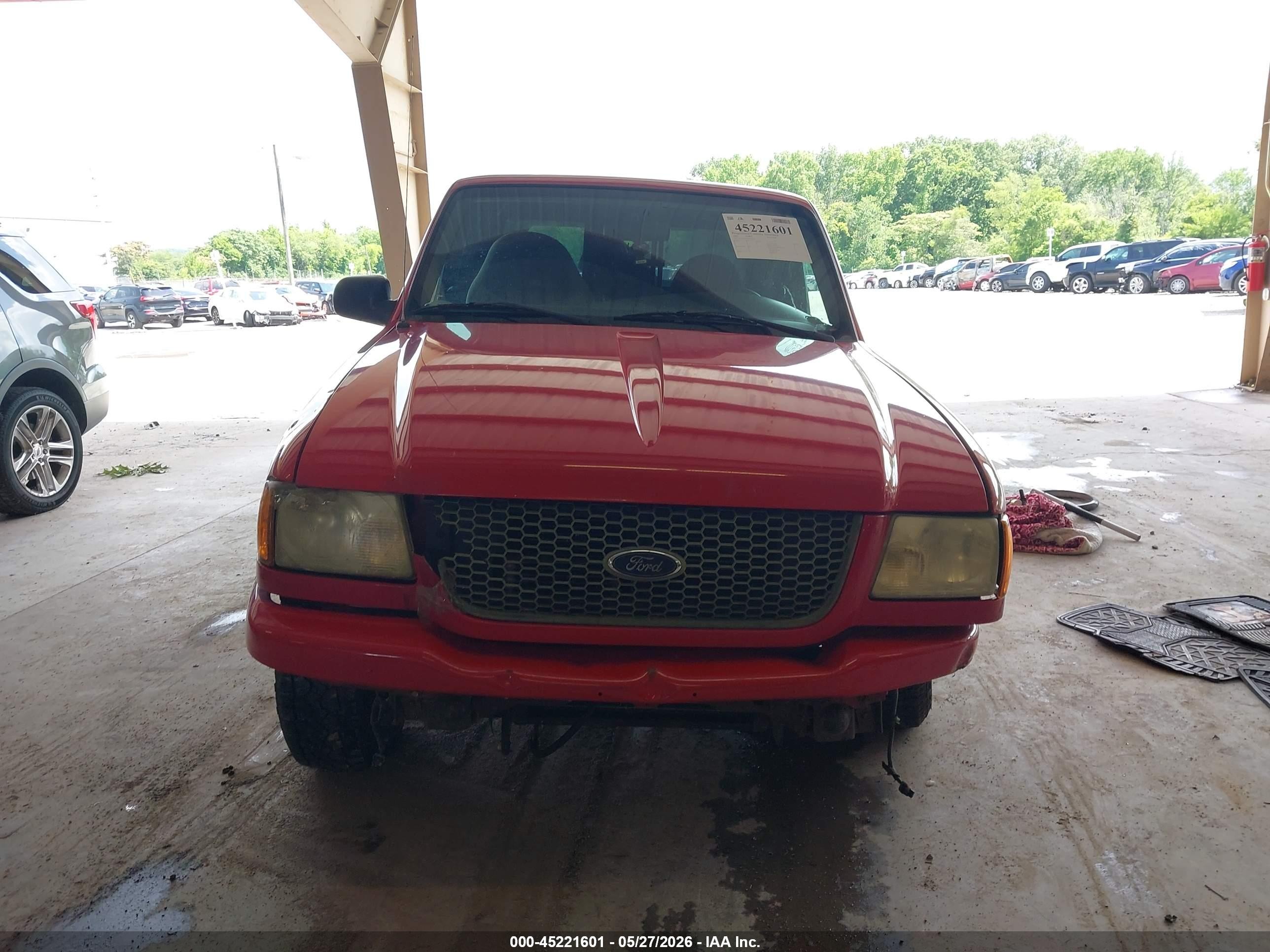 2002 Ford Ranger Edge/tremor/xlt Красный vin: 1FTYR44UX2TA13109